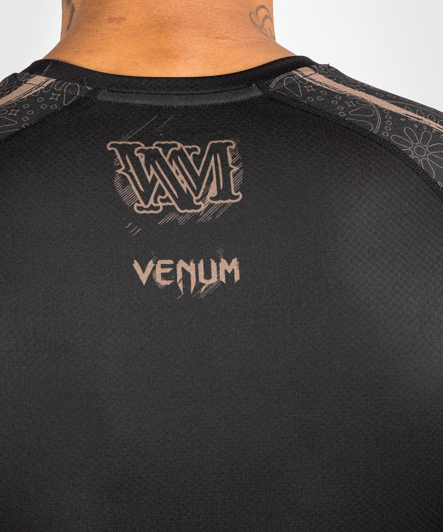 Rashguard Santa Muerte Dark Side Venum -  manches longues - Noir/Marron - Image 7