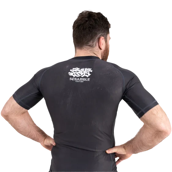 Rashguard Scramble Hanzi Gold - Noir - Image 4