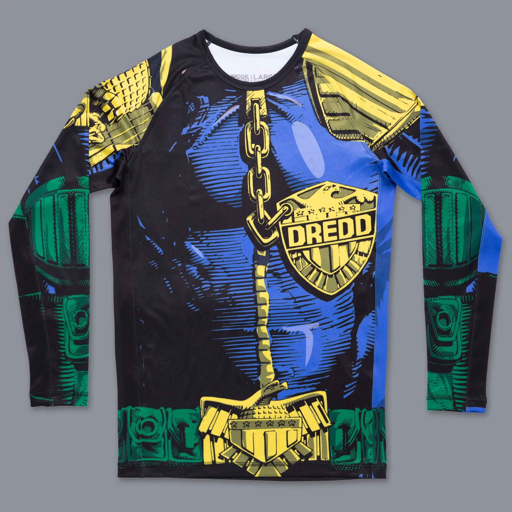 Rashguard Scramble X Judge Dredd The Law - Image 2