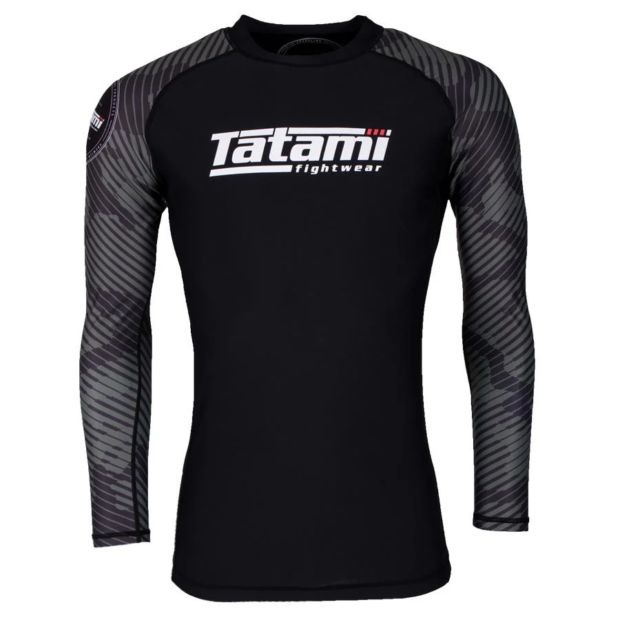 Rashguard Tatami Fightwear Renegade - Manches longues - Green Camo/Noir