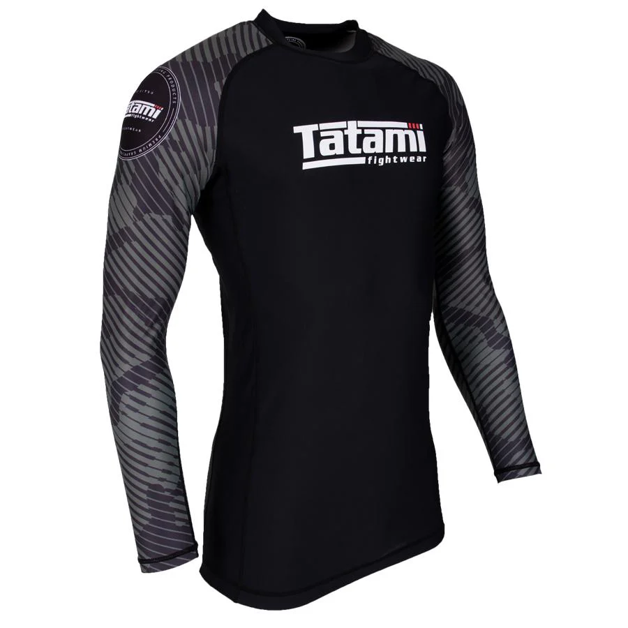 Rashguard Tatami Fightwear Renegade - Manches longues - Green Camo/Noir - Image 2