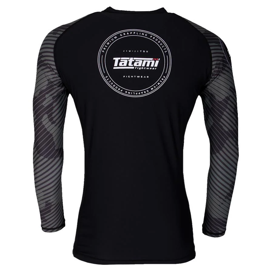 Rashguard Tatami Fightwear Renegade - Manches longues - Green Camo/Noir - Image 3