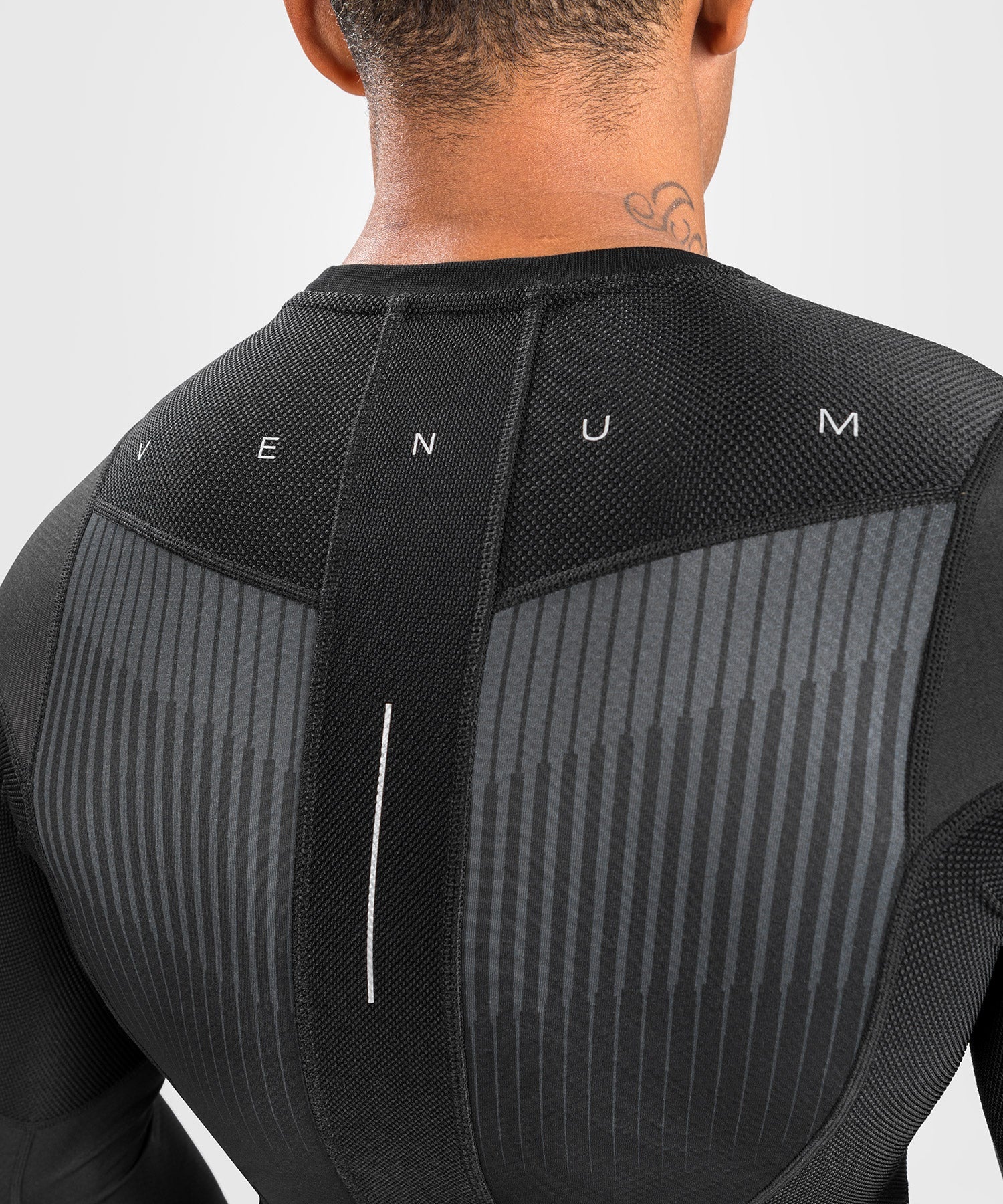 Rashguard Venum Biomecha Manches Longues - Noir/Gris - Image 6