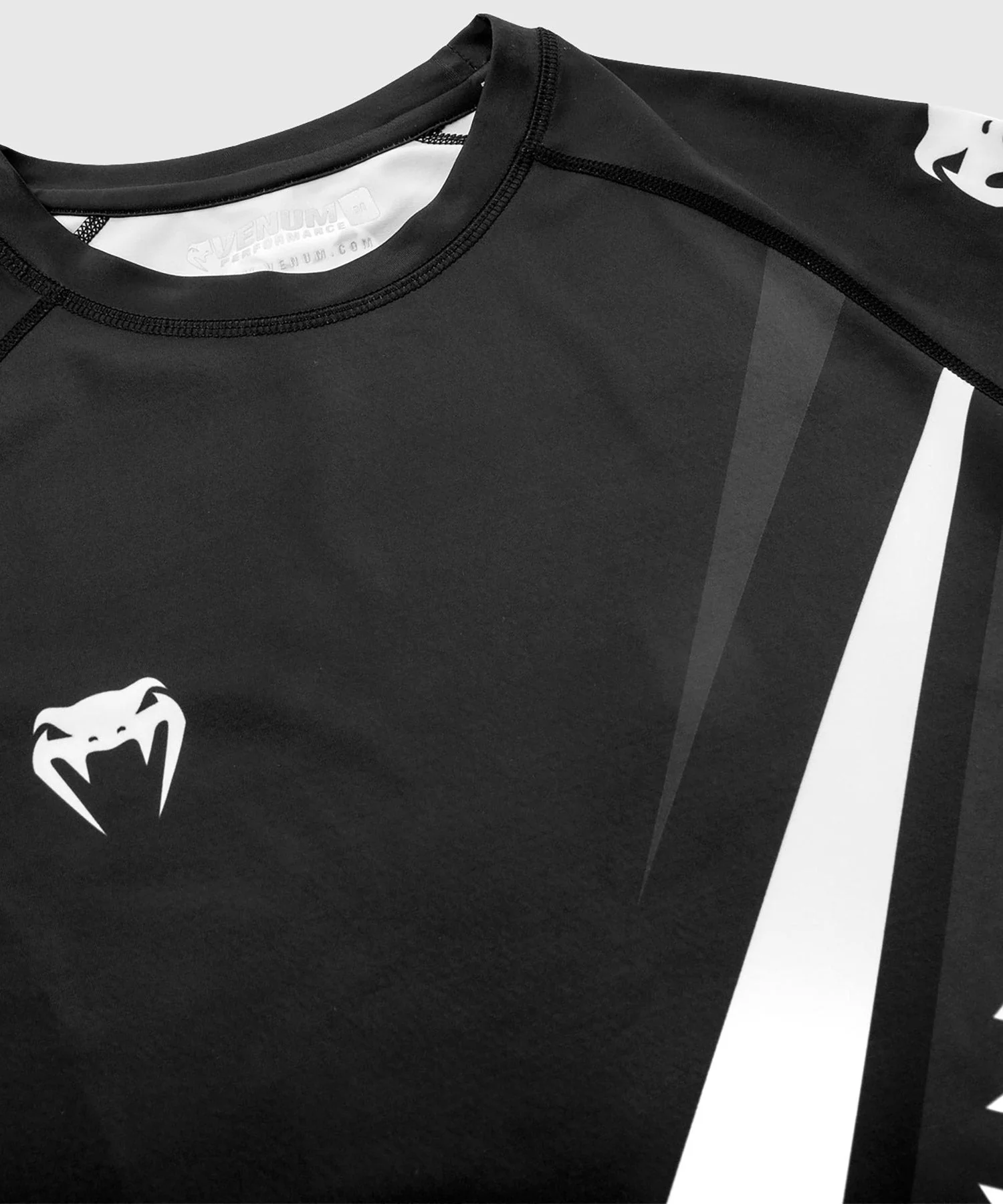 Rashguard Venum Contender 4.0 - Manches courtes - Noir/Gris-Blanc - Image 5