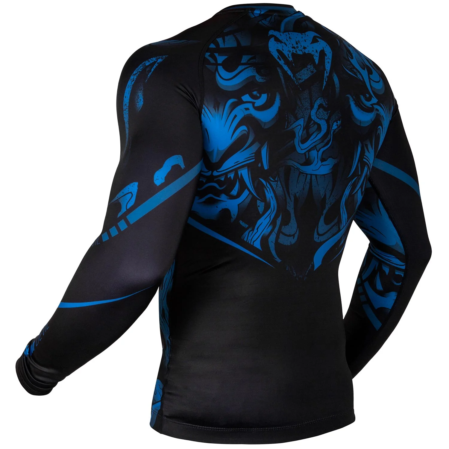 Rashguard Venum Devil - Manches longues - Bleu marine/Noir - Image 3