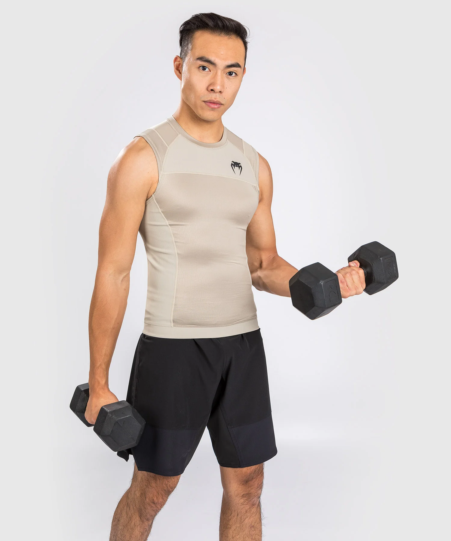 Rashguard Venum G-Fit Air sans manches - Sable - Image 4