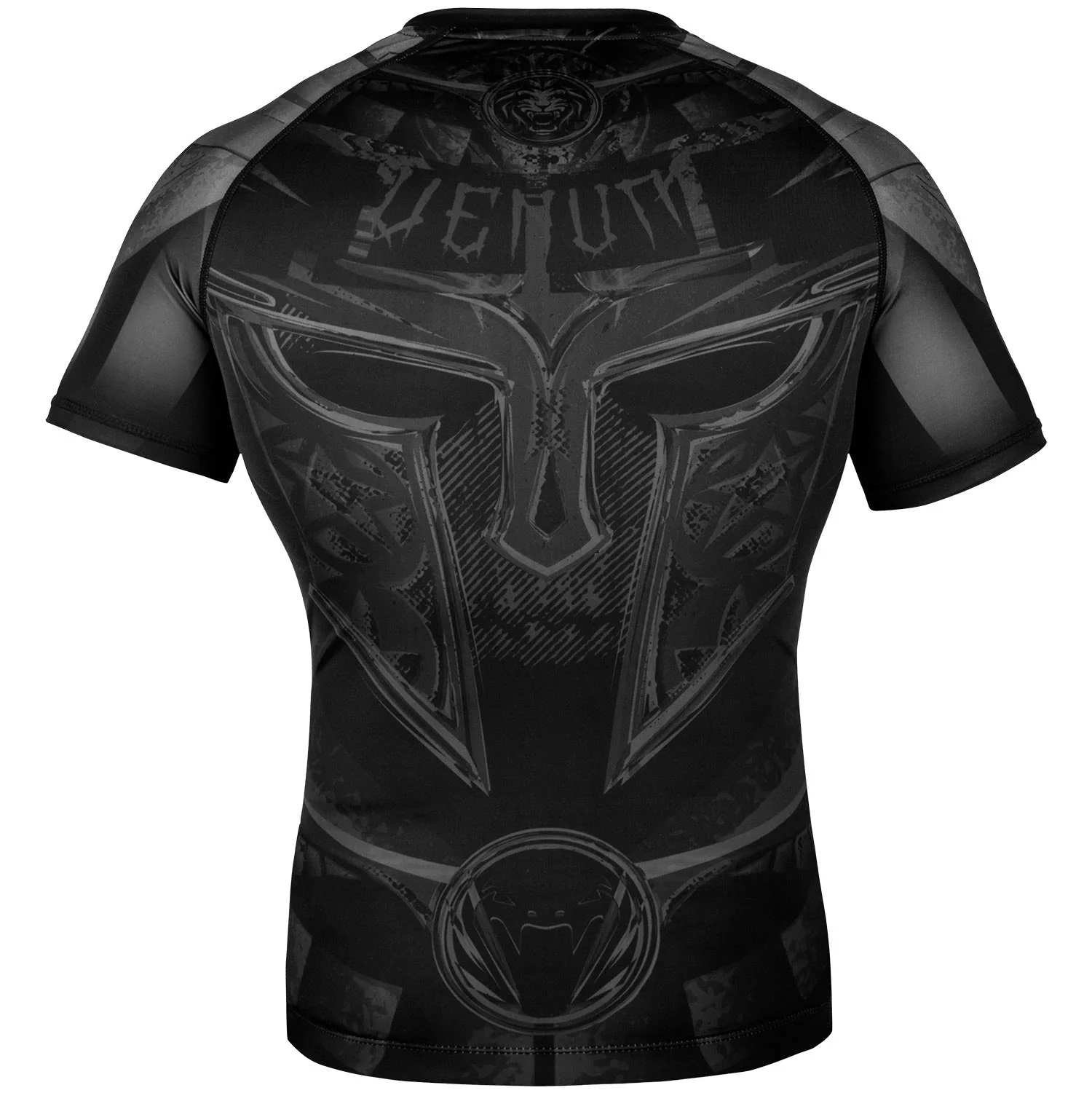 Rashguard Venum Gladiator 3.0 Manches courtes - Noir/Noir - Exclusivité - Image 4