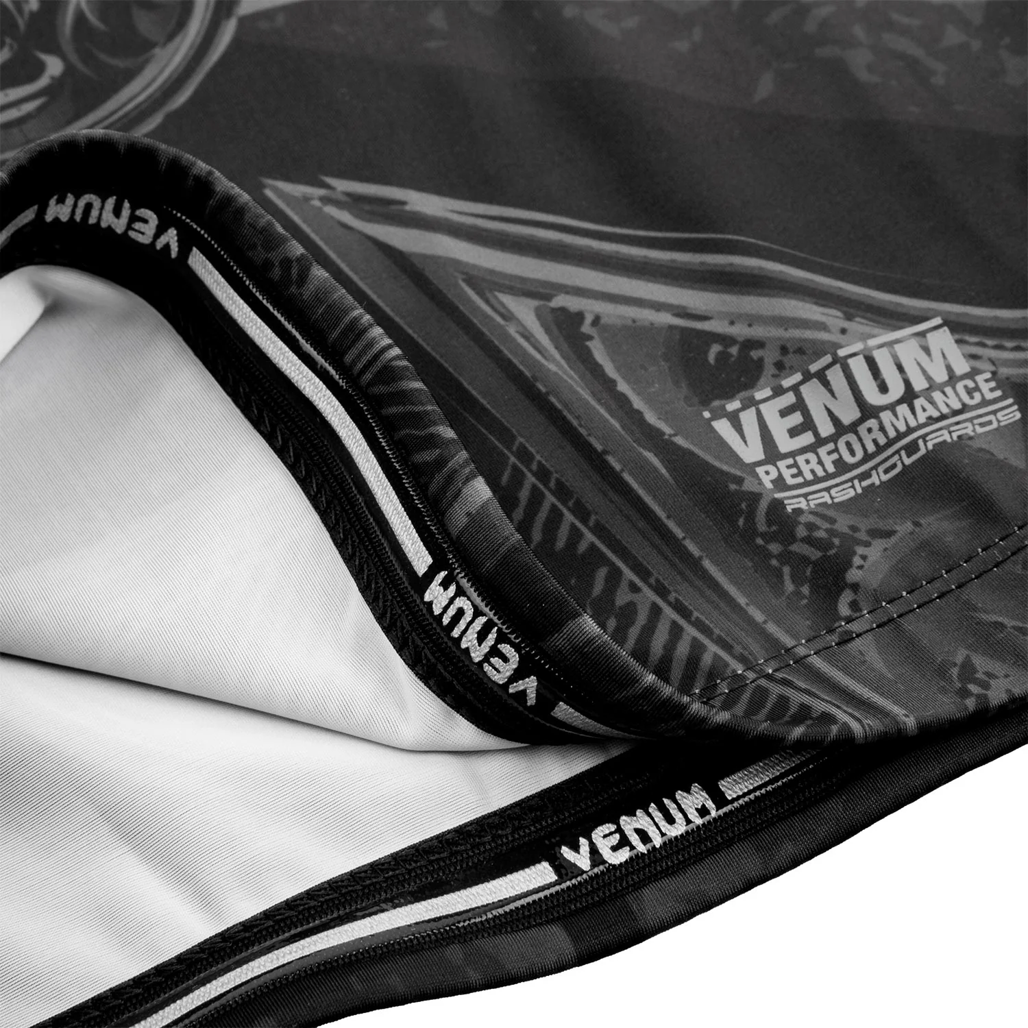 Rashguard Venum Gladiator 3.0 Manches courtes - Noir/Noir - Exclusivité - Image 7