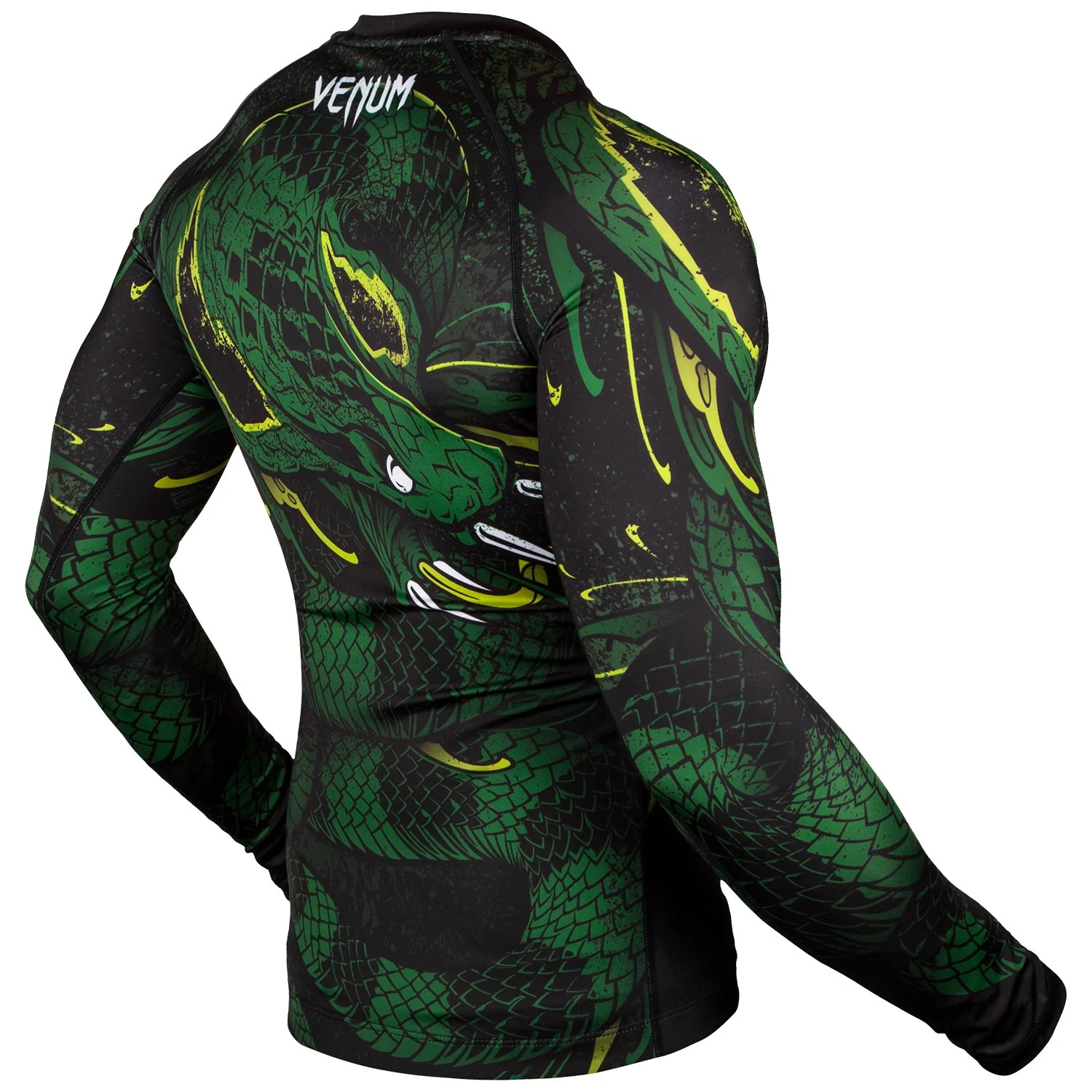 Rashguard Venum Green Viper - Manches Longues - Noir/Vert - Image 4