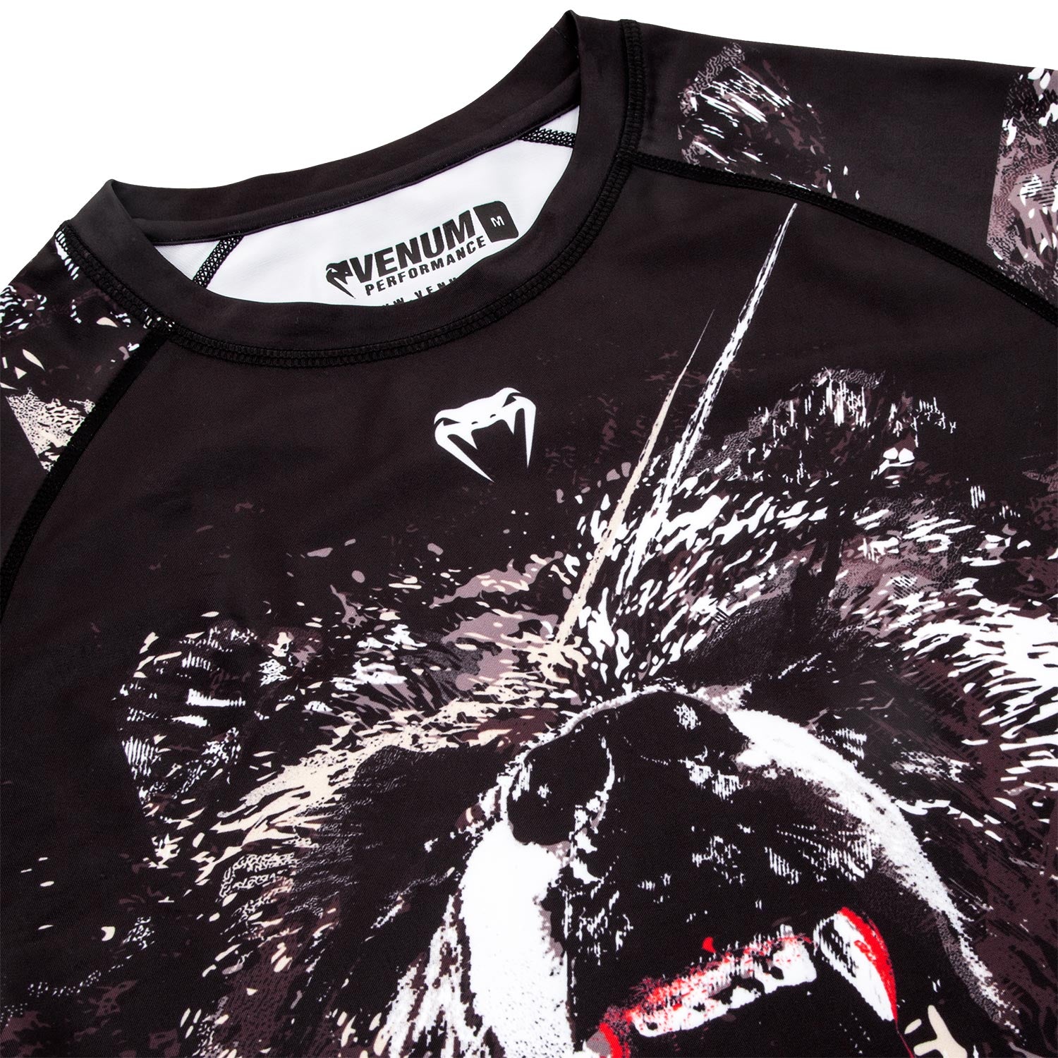 Rashguard Venum Grizzli - Manches longues - Noir/Blanc - Image 5
