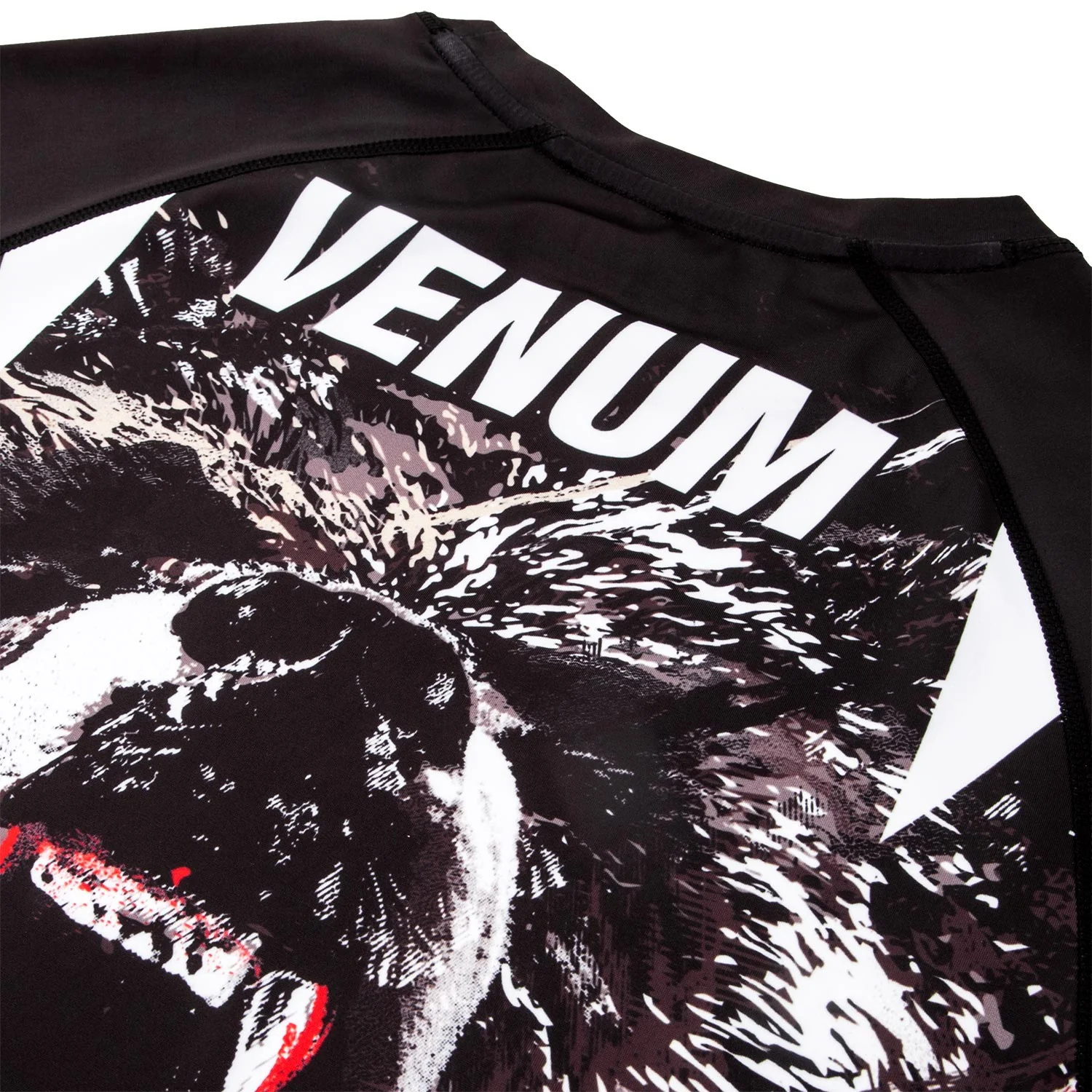 Rashguard Venum Grizzli - Manches longues - Noir/Blanc - Image 6