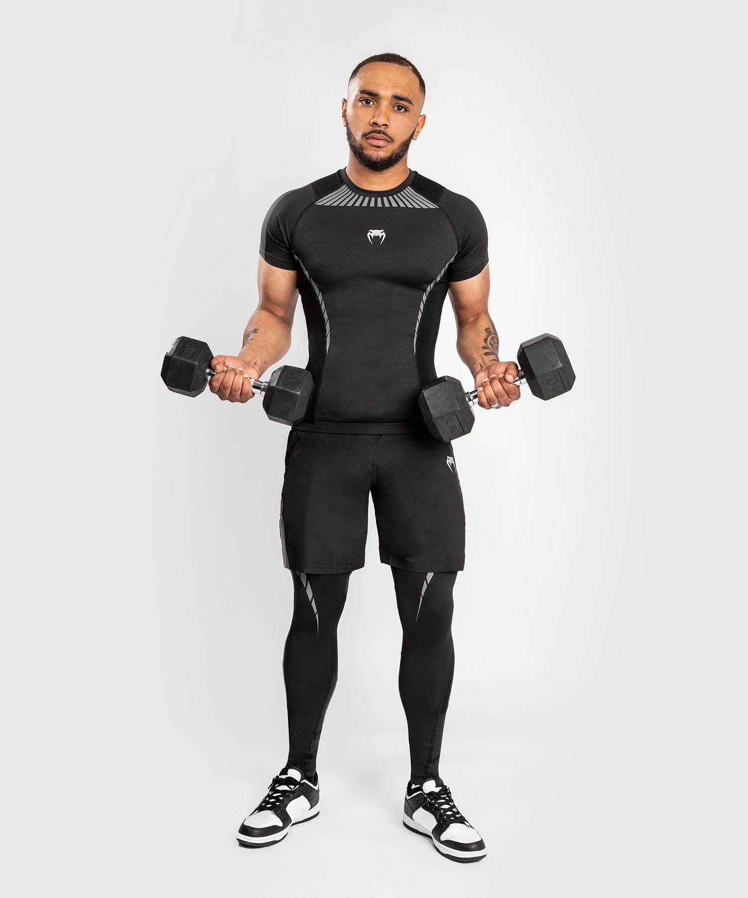 Rashguard Venum Jaws 2.0 - Manches Courtes - Noir - Image 5