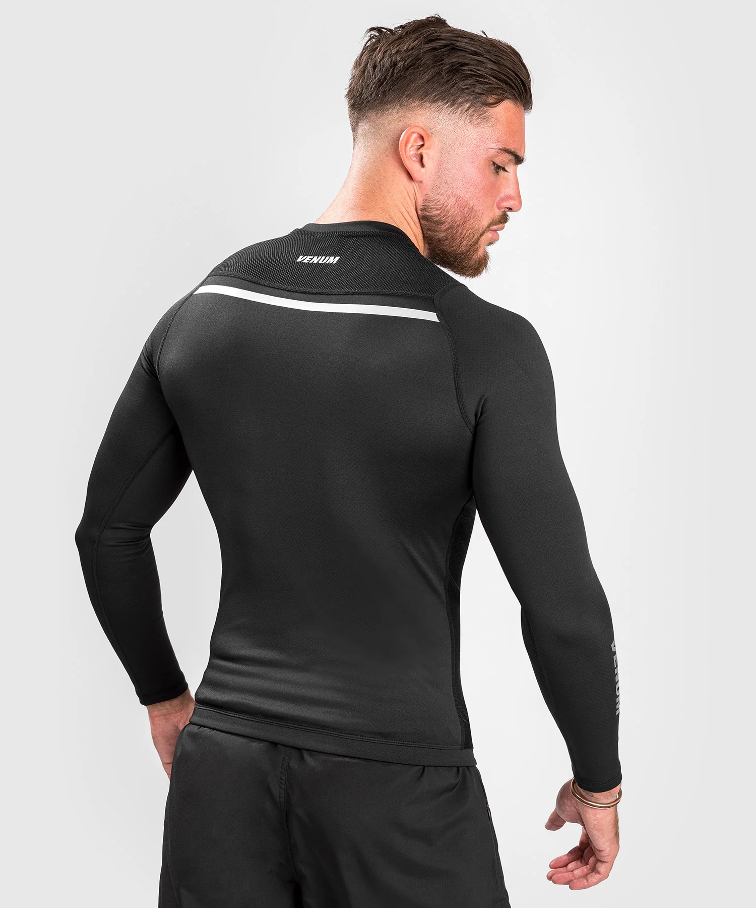 Rashguard Venum Jaws 2.0 - Manches Longues - Noir - Image 3