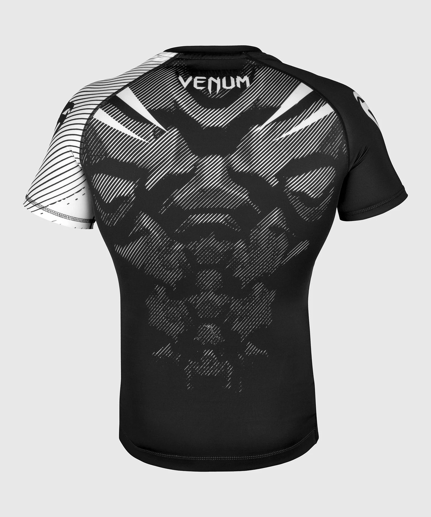 Rashguard Venum NoGi 2.0 - Manches courtes Approuvé IBJJF - Noir/Blanc - Image 2