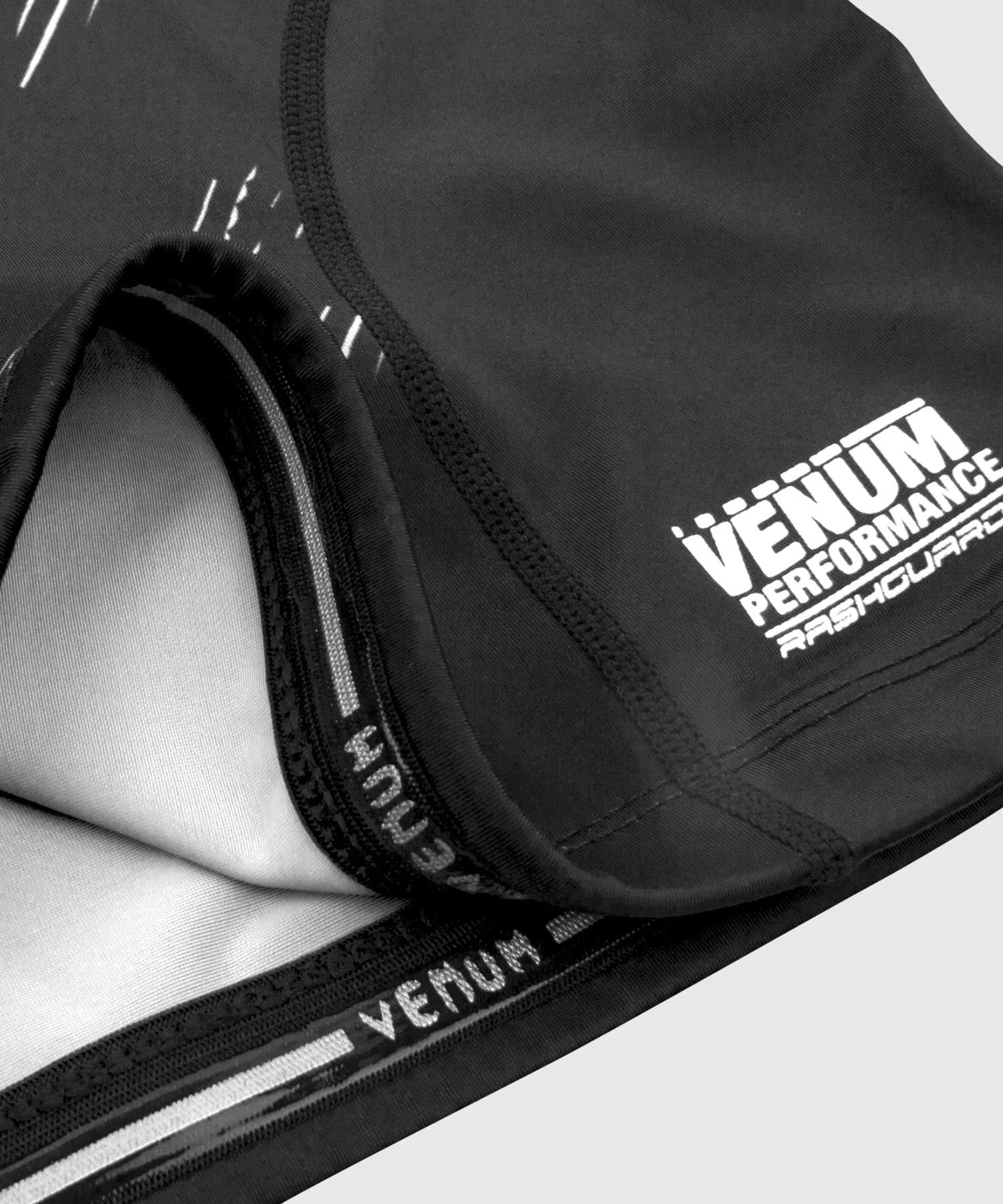 Rashguard Venum NoGi 2.0 - Manches courtes Approuvé IBJJF - Noir/Blanc - Image 6