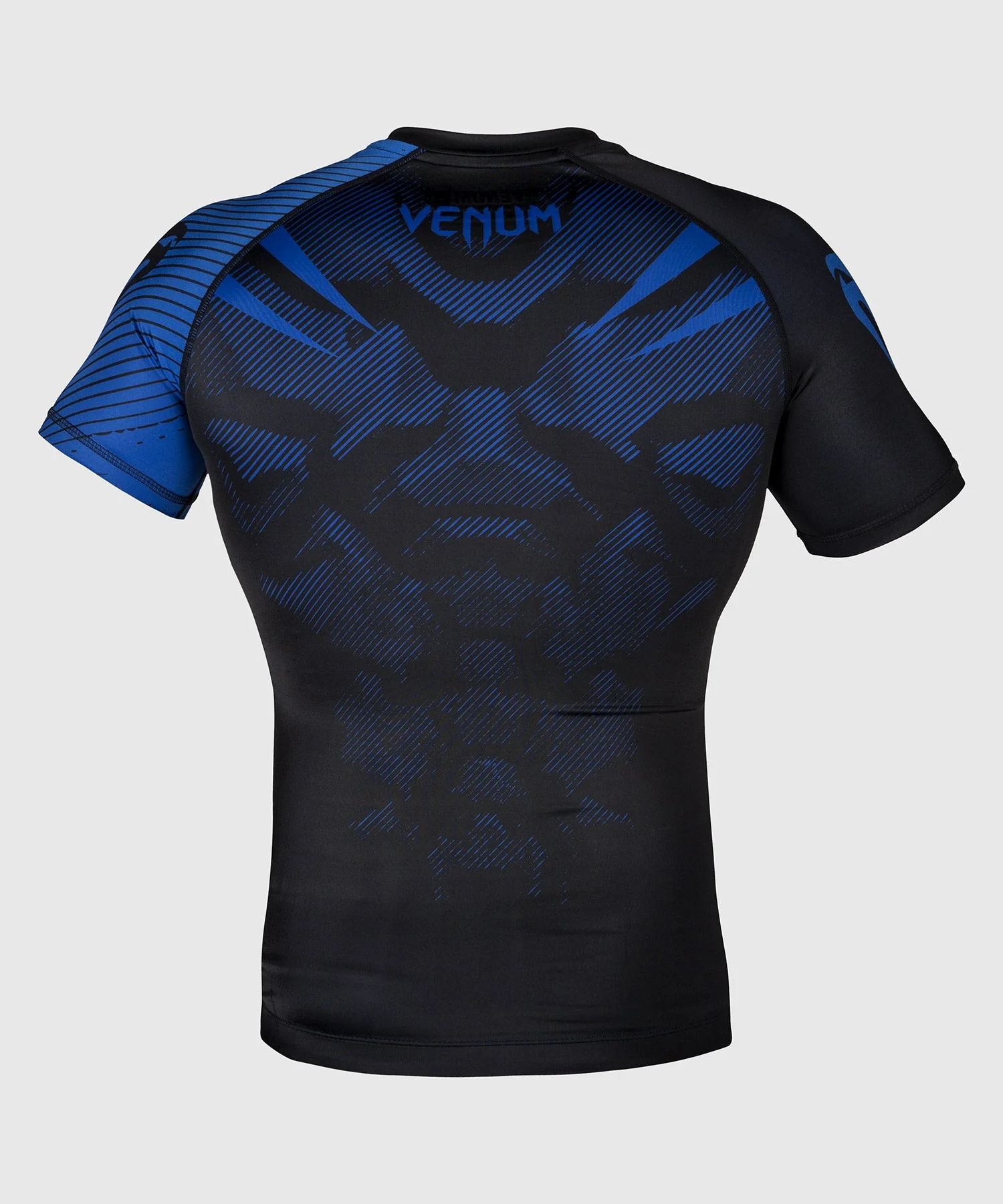 Rashguard Venum NoGi 2.0 - Manches courtes Approuvé IBJJF - Noir/Bleu - Image 2