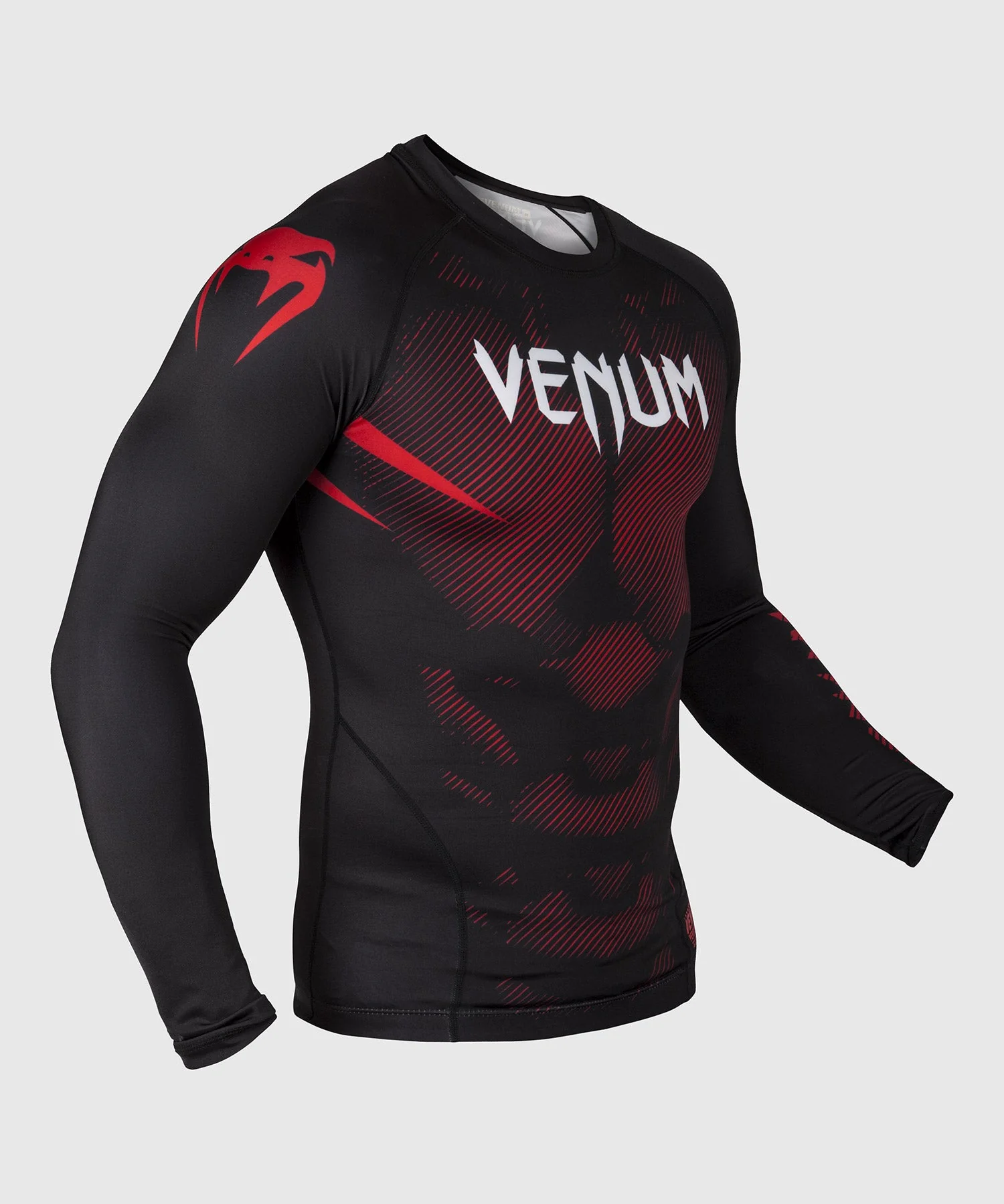 Rashguard Venum NoGi 2.0 - Manches Longues Approuvé IBJJF - Noir - Image 2