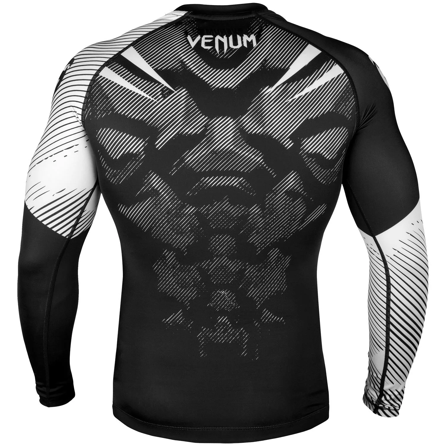 Rashguard Venum NoGi 2.0 - Manches Longues Approuvé IBJJF - Noir/Blanc - Image 4