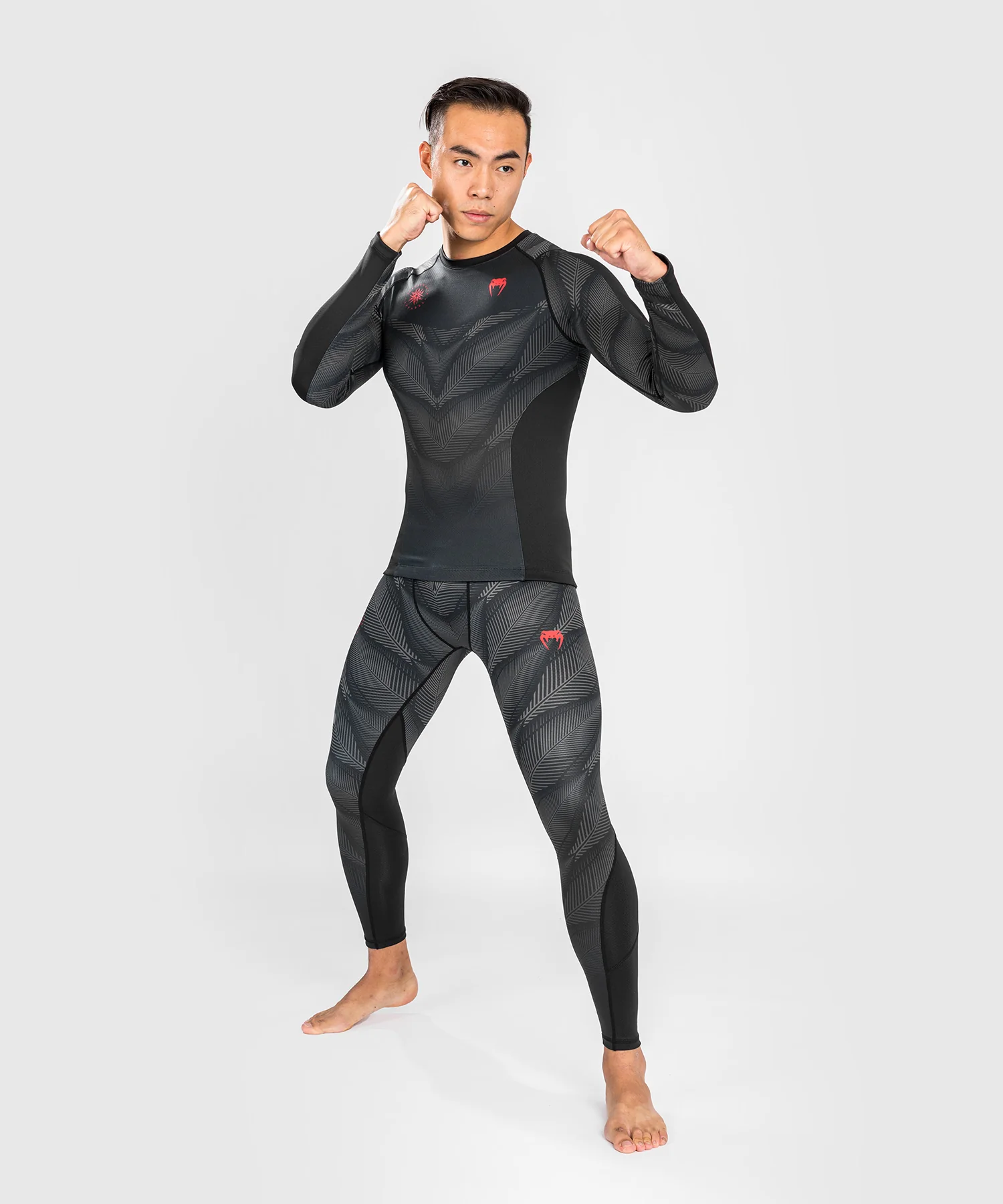Rashguard Venum Phantom - Manches Longues - Noir/Rouge - Image 4