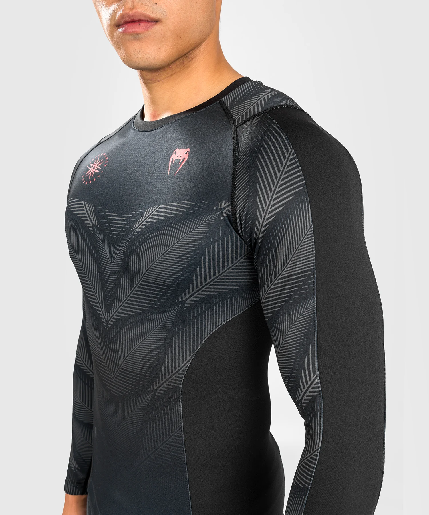 Rashguard Venum Phantom - Manches Longues - Noir/Rouge - Image 5