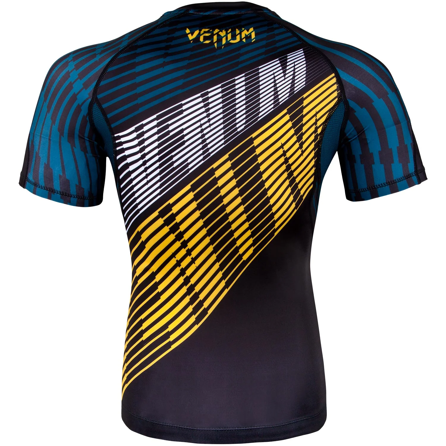 Rashguard Venum Plasma - Manches courtes - Noir/Jaune - Image 2