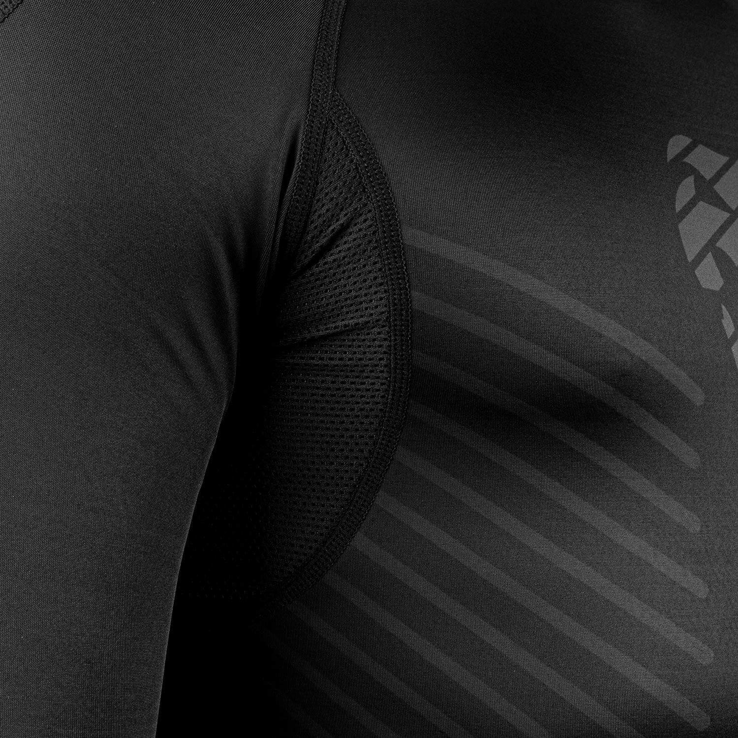Rashguard Venum Plasma - Manches courtes - Noir/Noir - Image 5