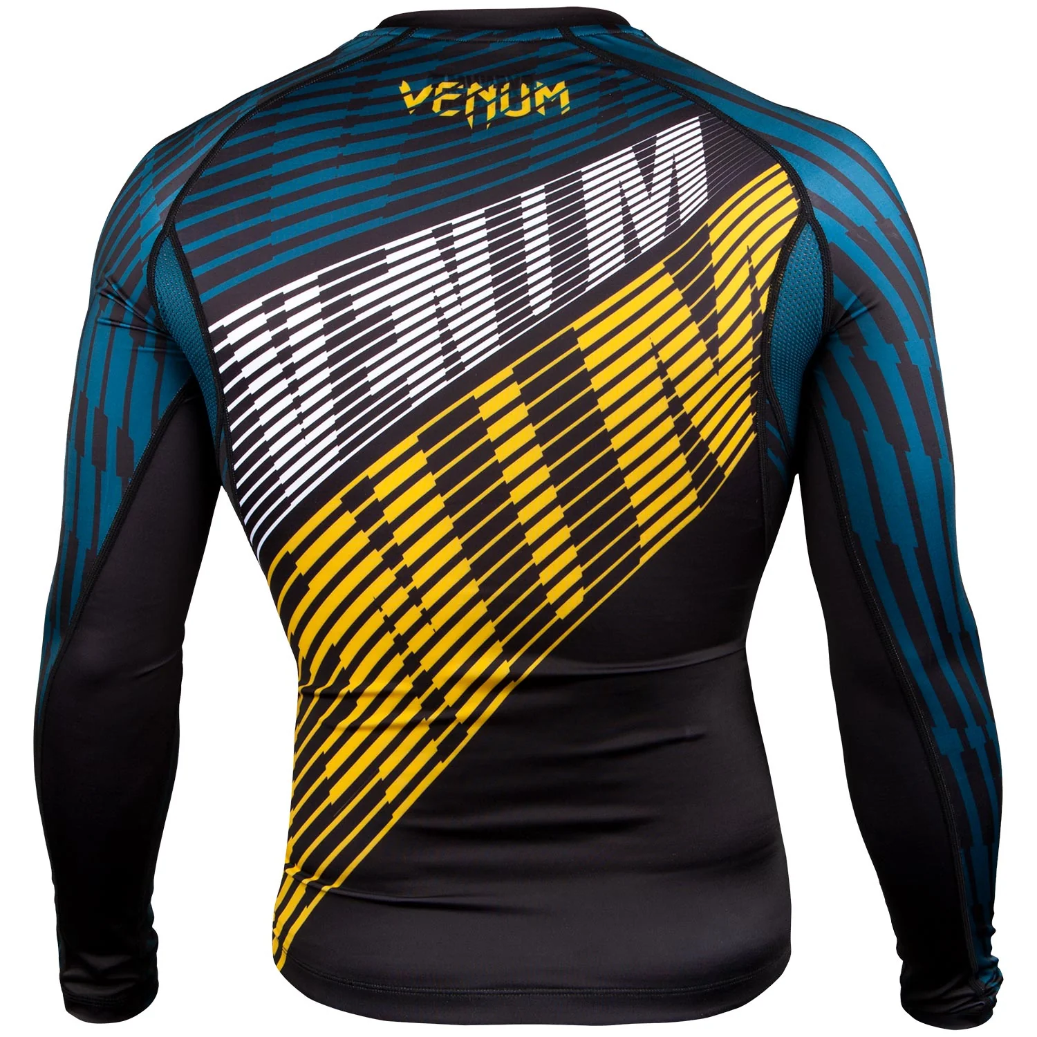 Rashguard Venum Plasma - Manches Longues - Noir/Jaune - Image 2