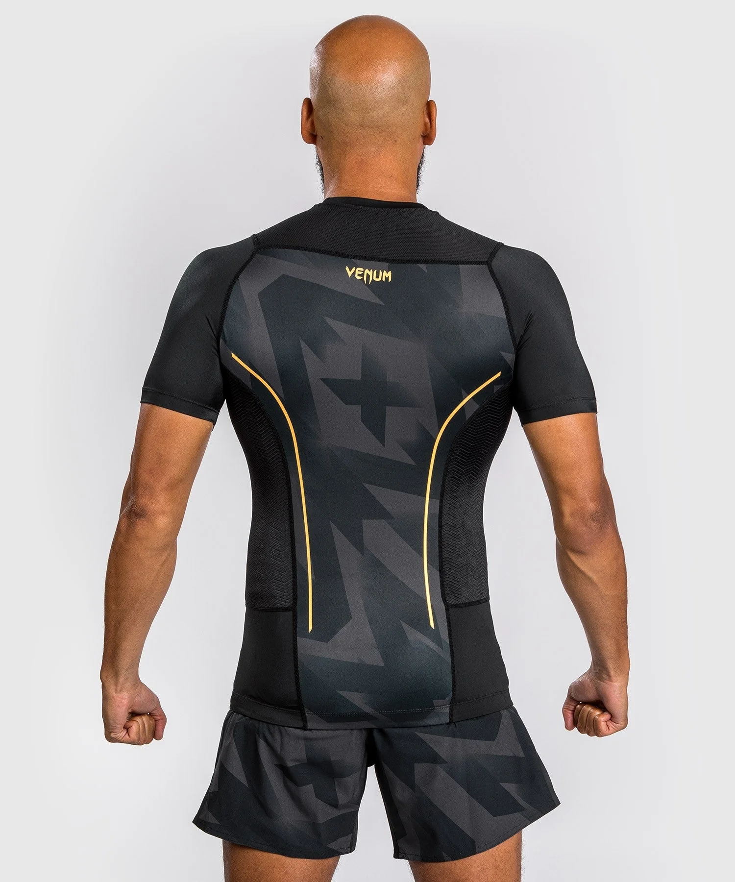 Rashguard Venum Razor - Manches Courtes - Noir/Or - Image 3