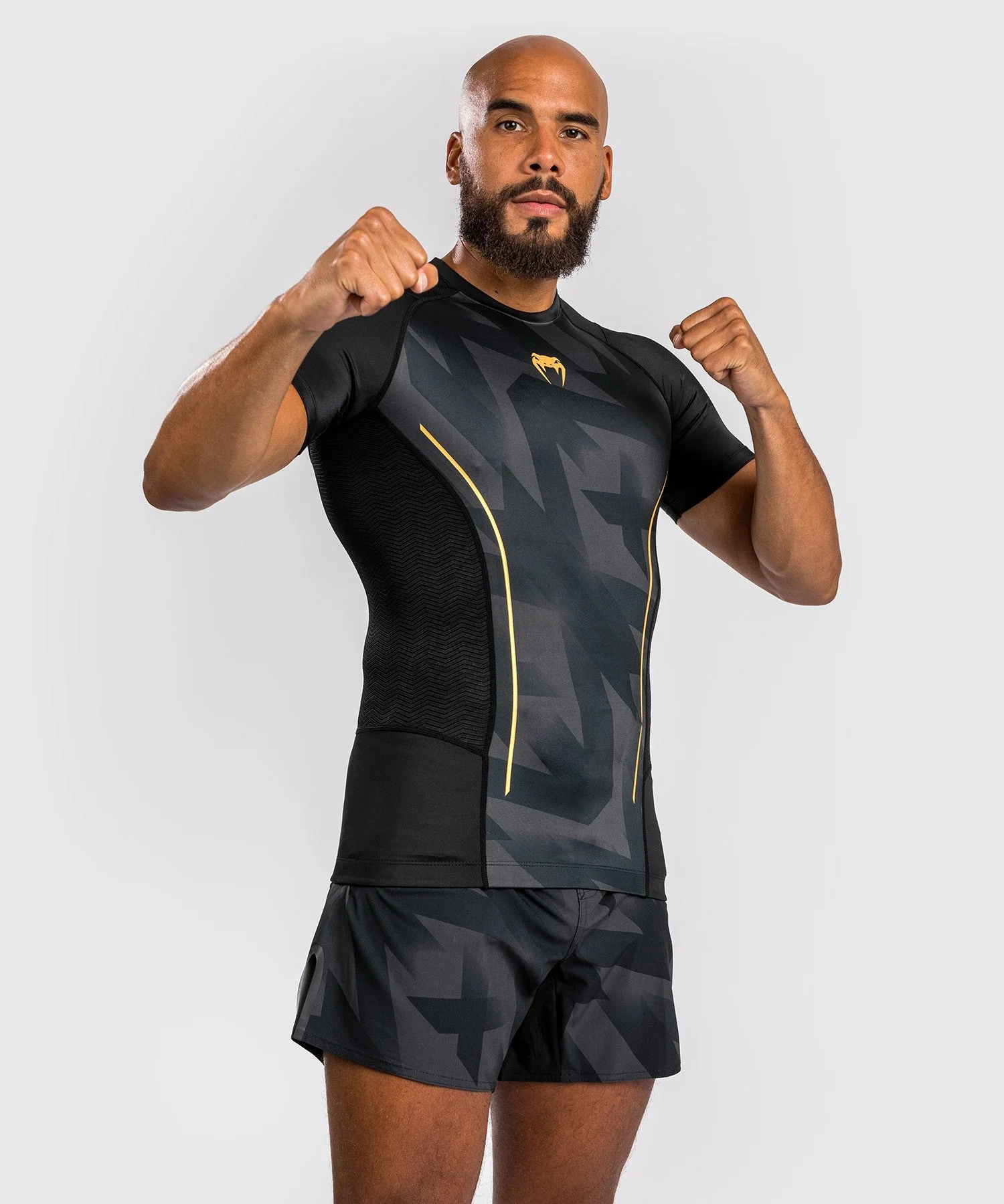Rashguard Venum Razor - Manches Courtes - Noir/Or - Image 5