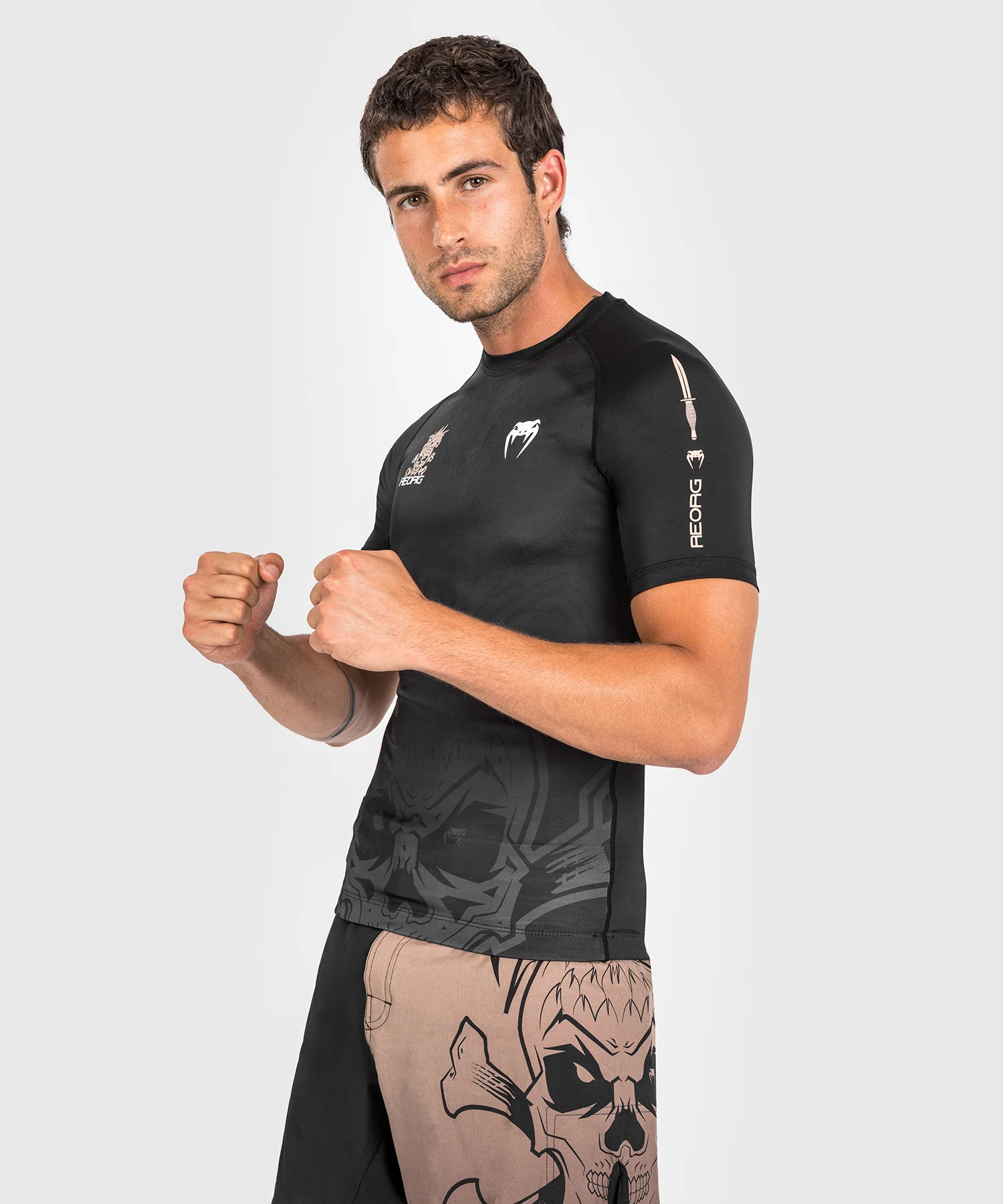 Rashguard Venum Reorg - Manches Courtes - Noir - Image 2