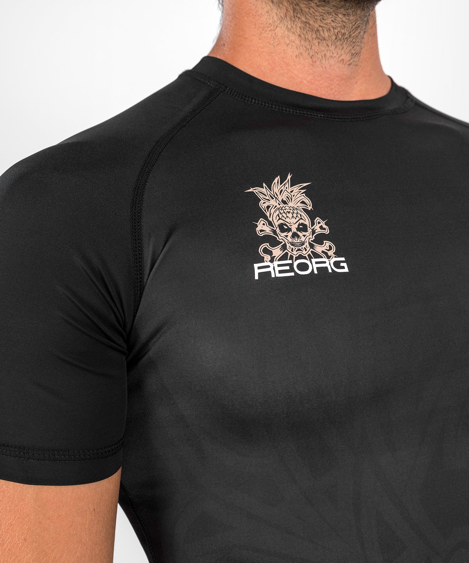 Rashguard Venum Reorg - Manches Courtes - Noir - Image 5