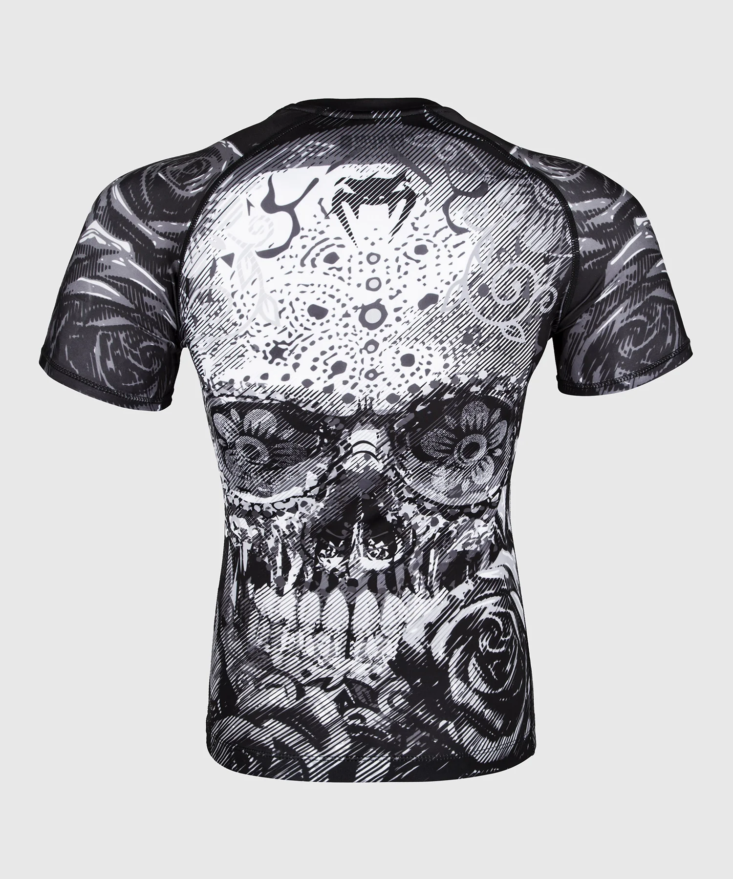 Rashguard Venum Santa Muerte 3.0 - Manches courtes - Noir/Blanc - Image 2