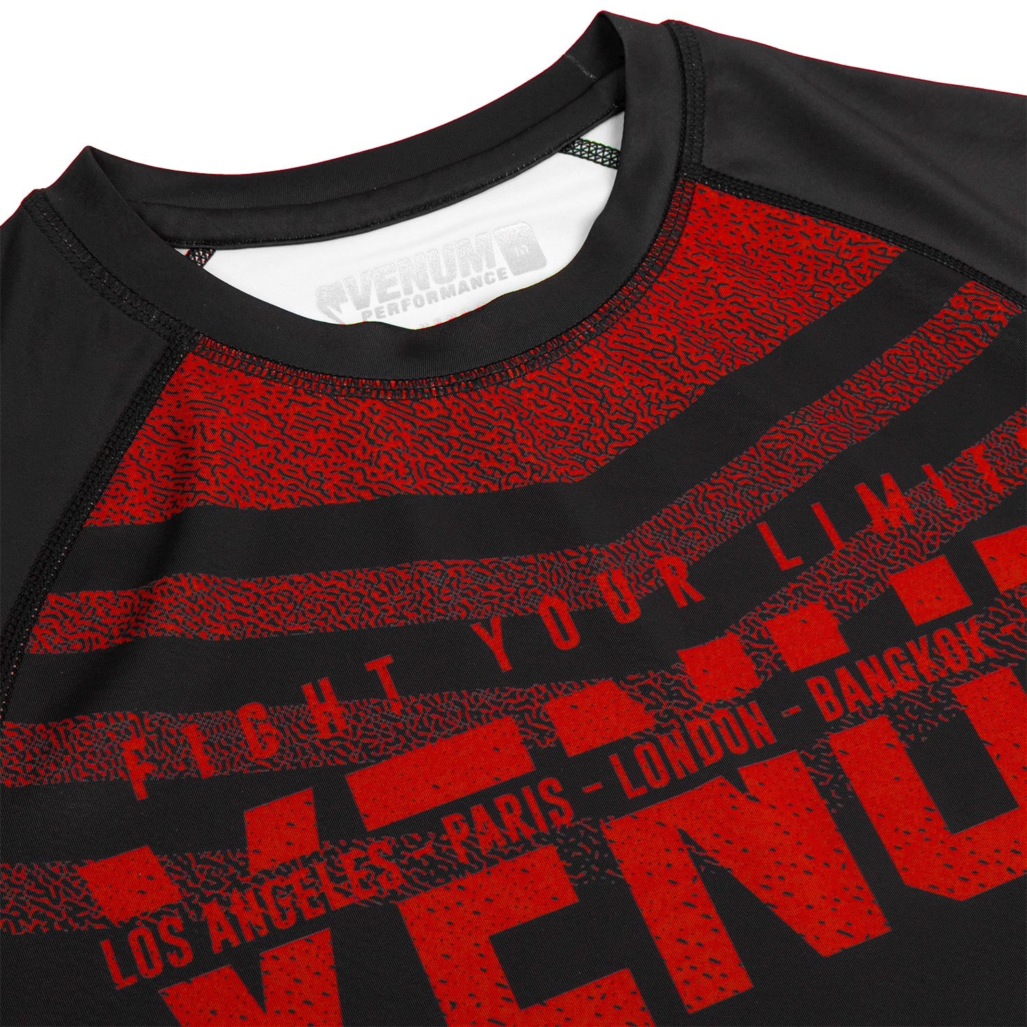 Rashguard Venum Signature - Manches courtes - Noir/Rouge - Image 5