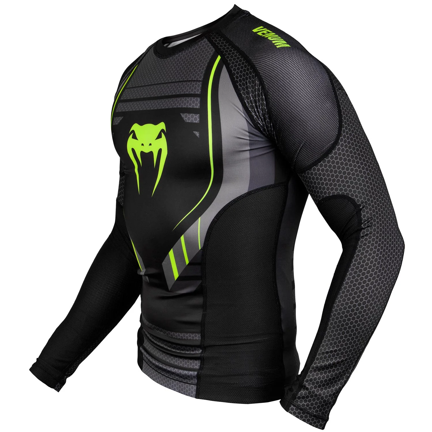 Rashguard Venum Technical 2.0 - Manches Longues - Noir/Jaune - Image 3