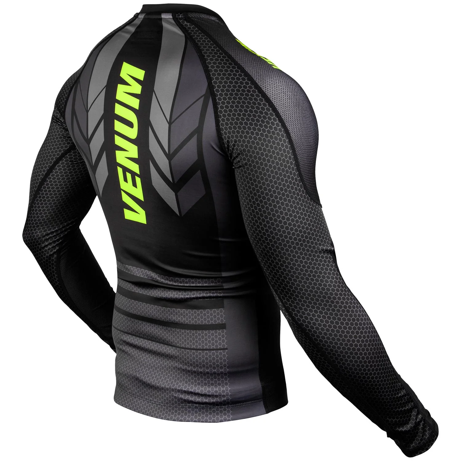 Rashguard Venum Technical 2.0 - Manches Longues - Noir/Jaune - Image 4