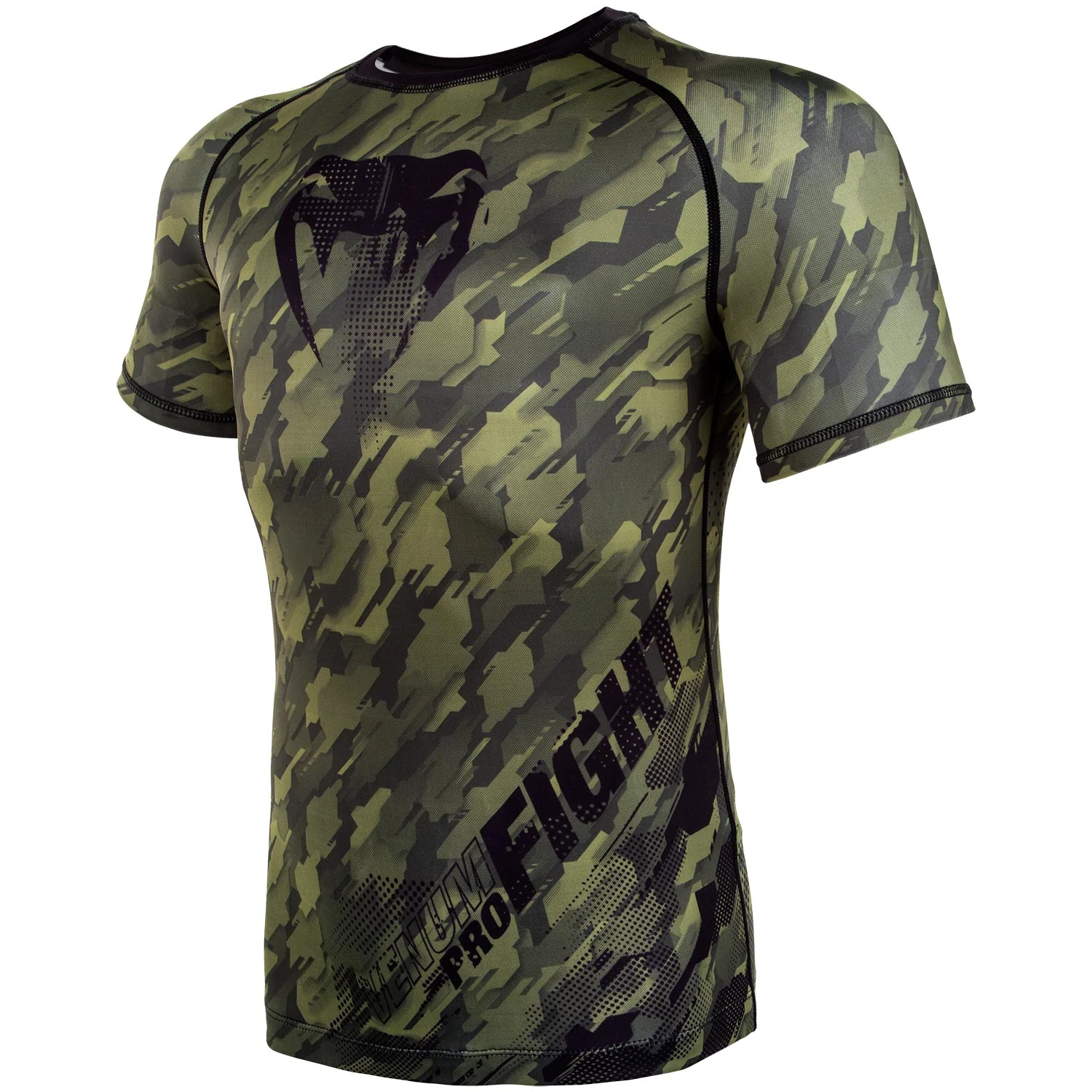 Rashguard Venum Tecmo Manches courtes - Kaki - Exclusivité - Image 2