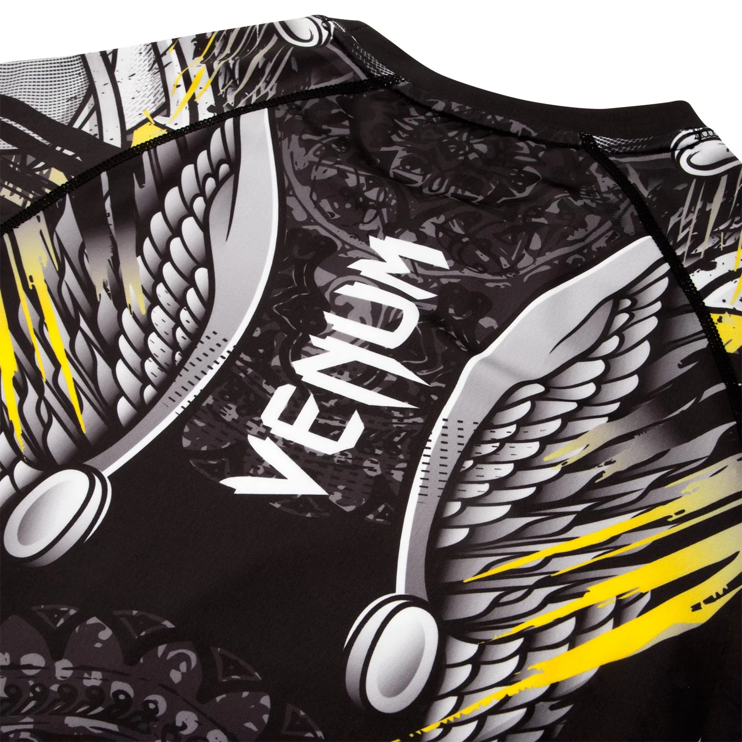 Rashguard Venum Viking 2.0 - Manches Longues - Noir/Jaune - Image 6
