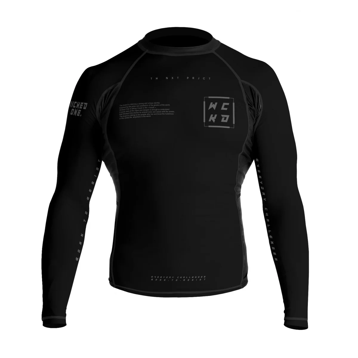 Rashguard Wicked One Score - Noir