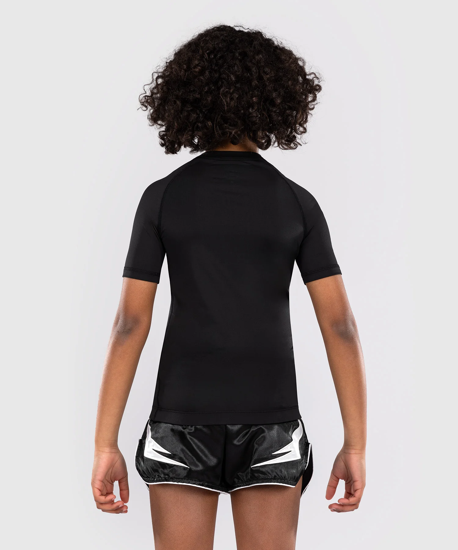 Rashguards Manches Courtes pour Enfants Venum Contender - Noir - Image 3