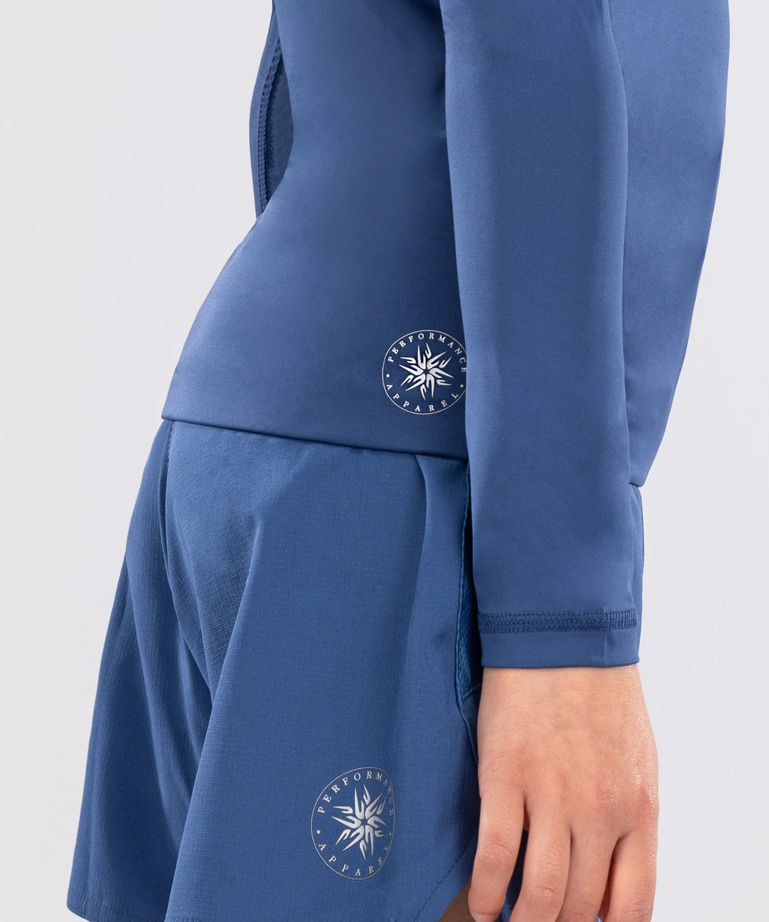 Rashguards Manches Longues pour Enfants Venum Contender - Bleu Royal - Image 4
