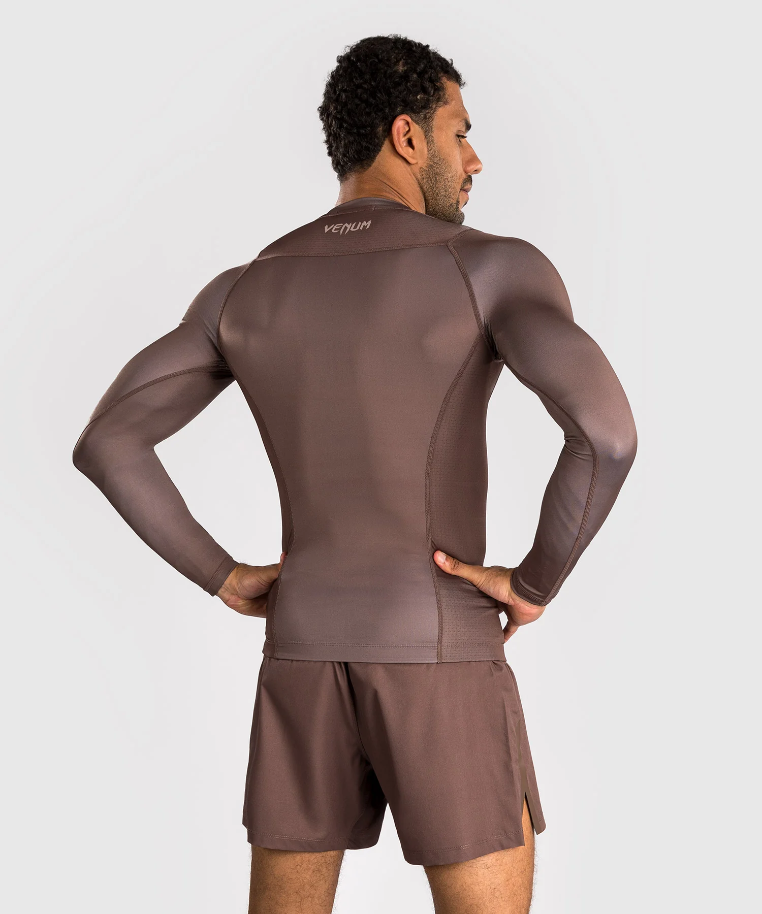 Rashguard Venum No Gi - Marron Chocolat - Image 3