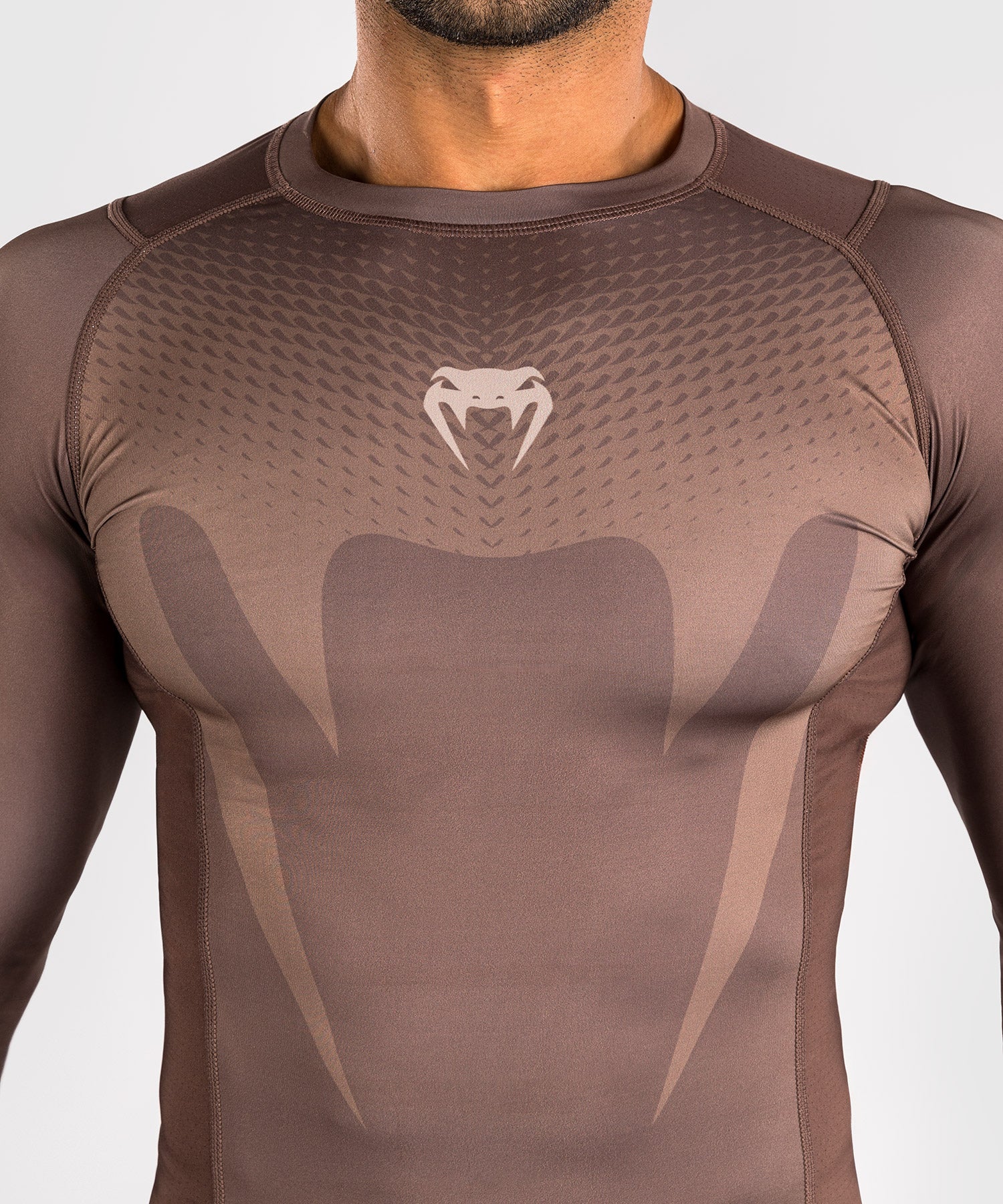 Rashguard Venum No Gi - Marron Chocolat - Image 4