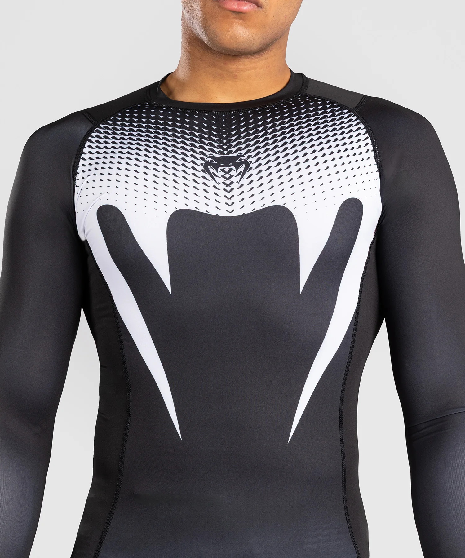 Rashguard Venum No Gi - Noir/Blanc - Image 3