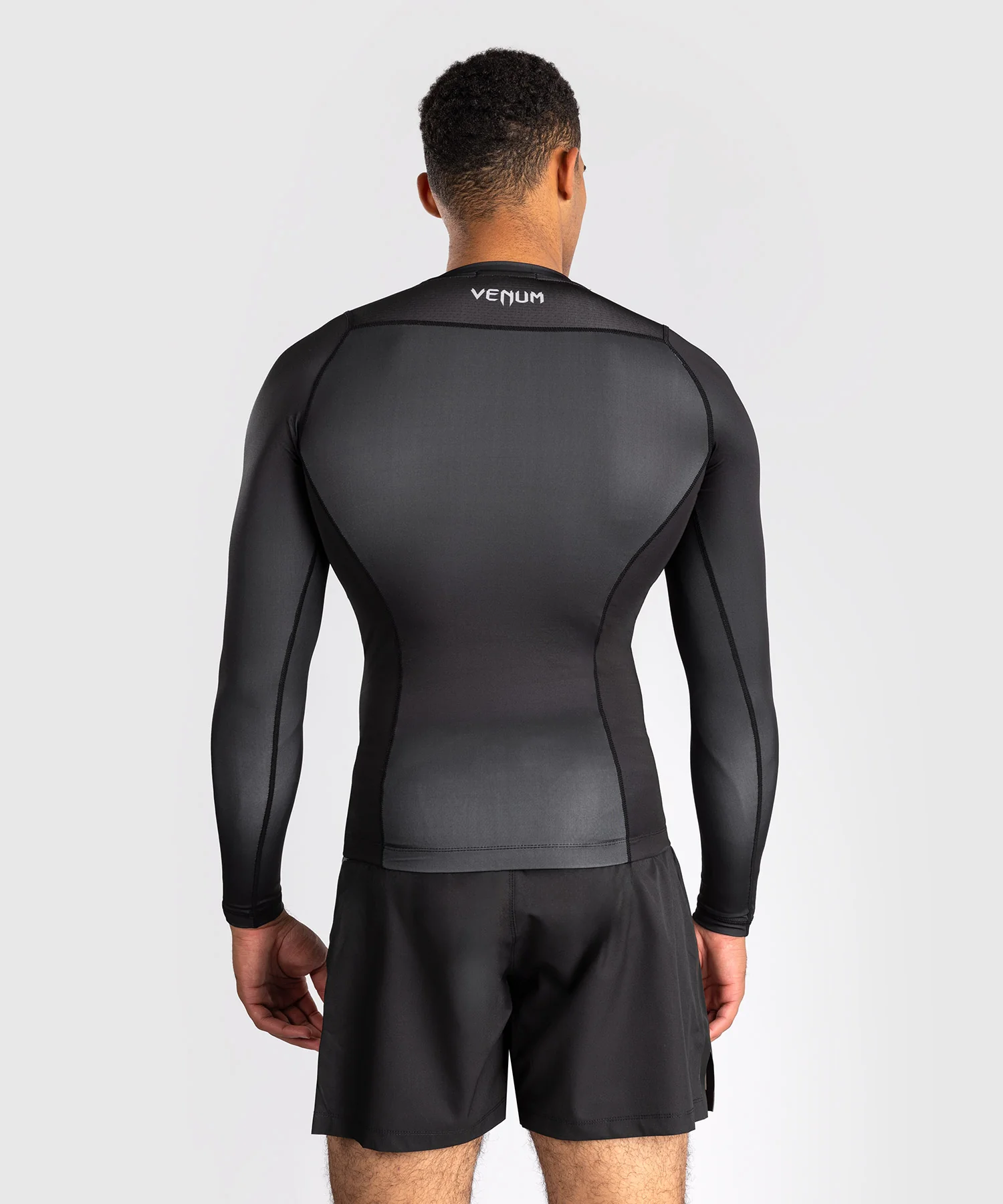 Rashguard Venum No Gi - Noir/Gris Argenté - Image 3