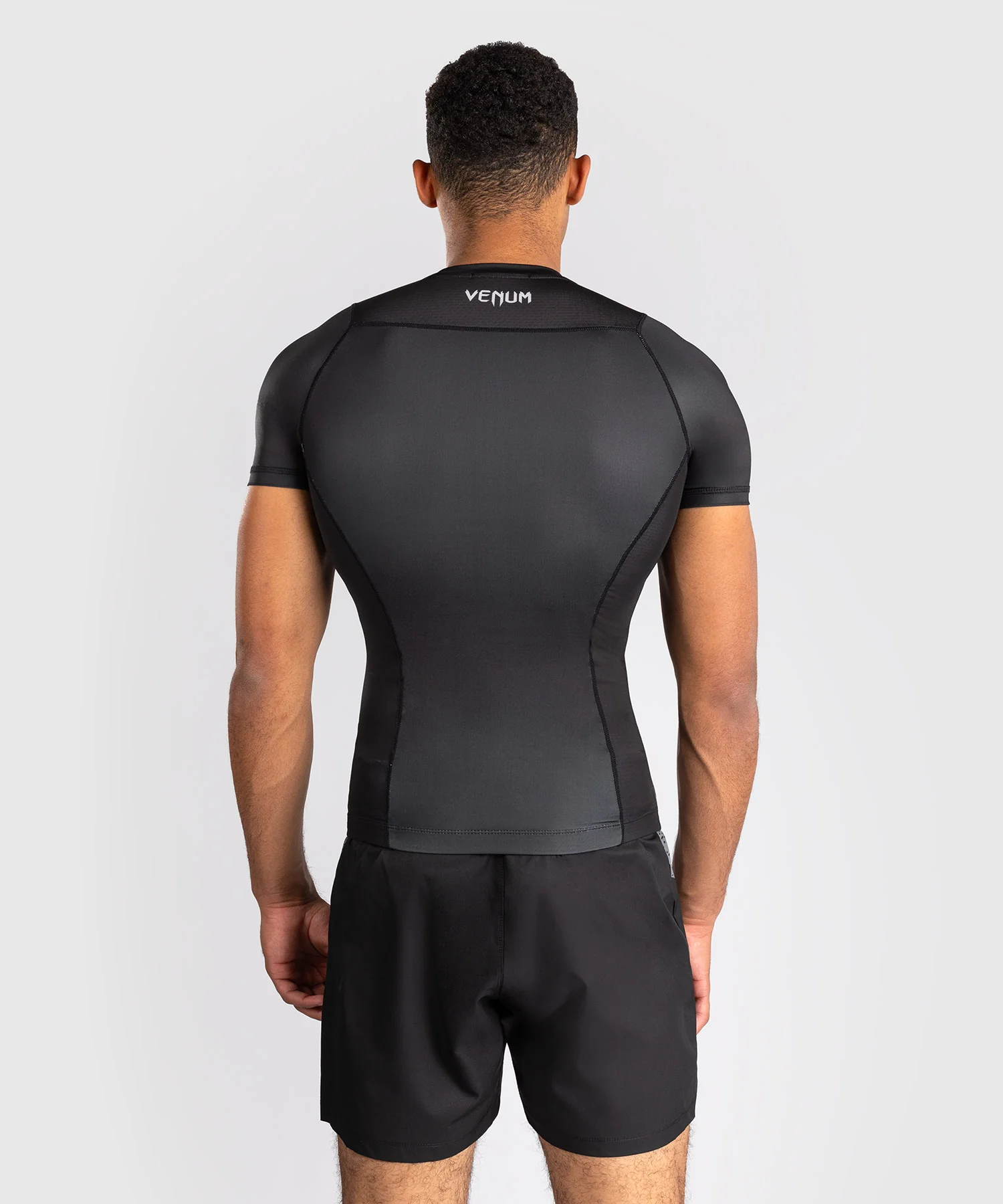 Rashguard Venum No Gi - Noir/Gris Argenté - Image 3