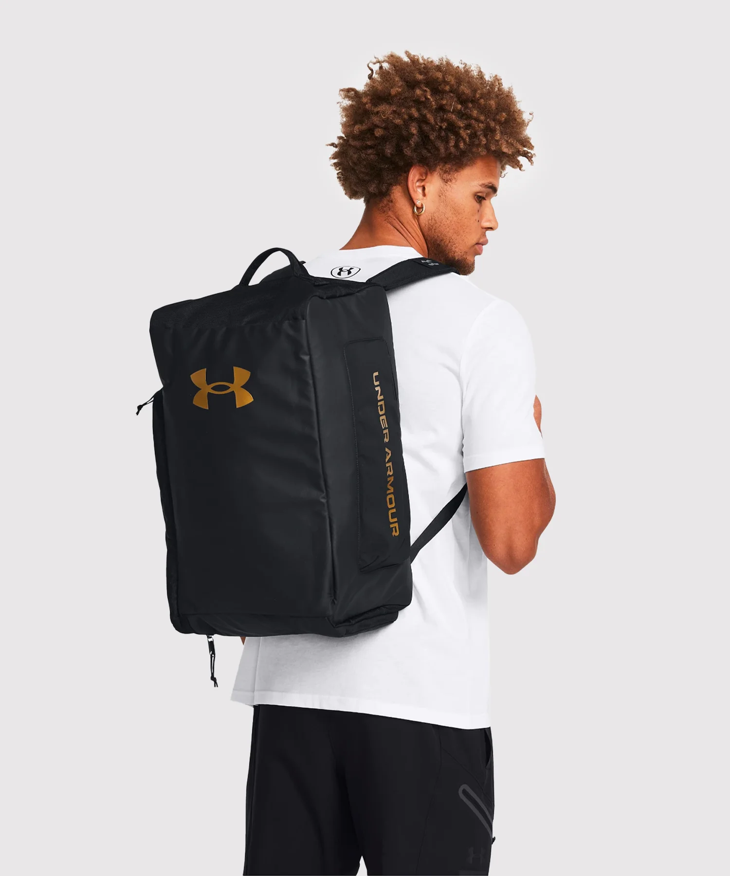 Sac À Dos Sport Under Armour Ua Contain Duo (S) - Noir/Or - Image 7