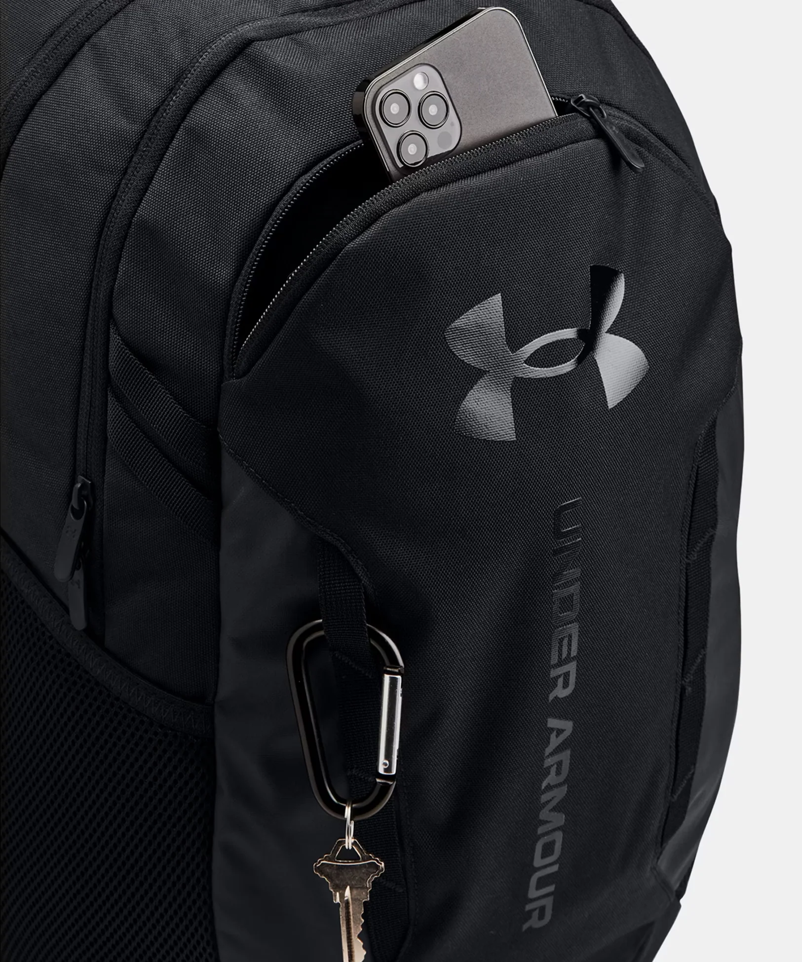 Sac À Dos Sport Under Armour Ua Hustle 6.0 - Noir/Noir - Image 3