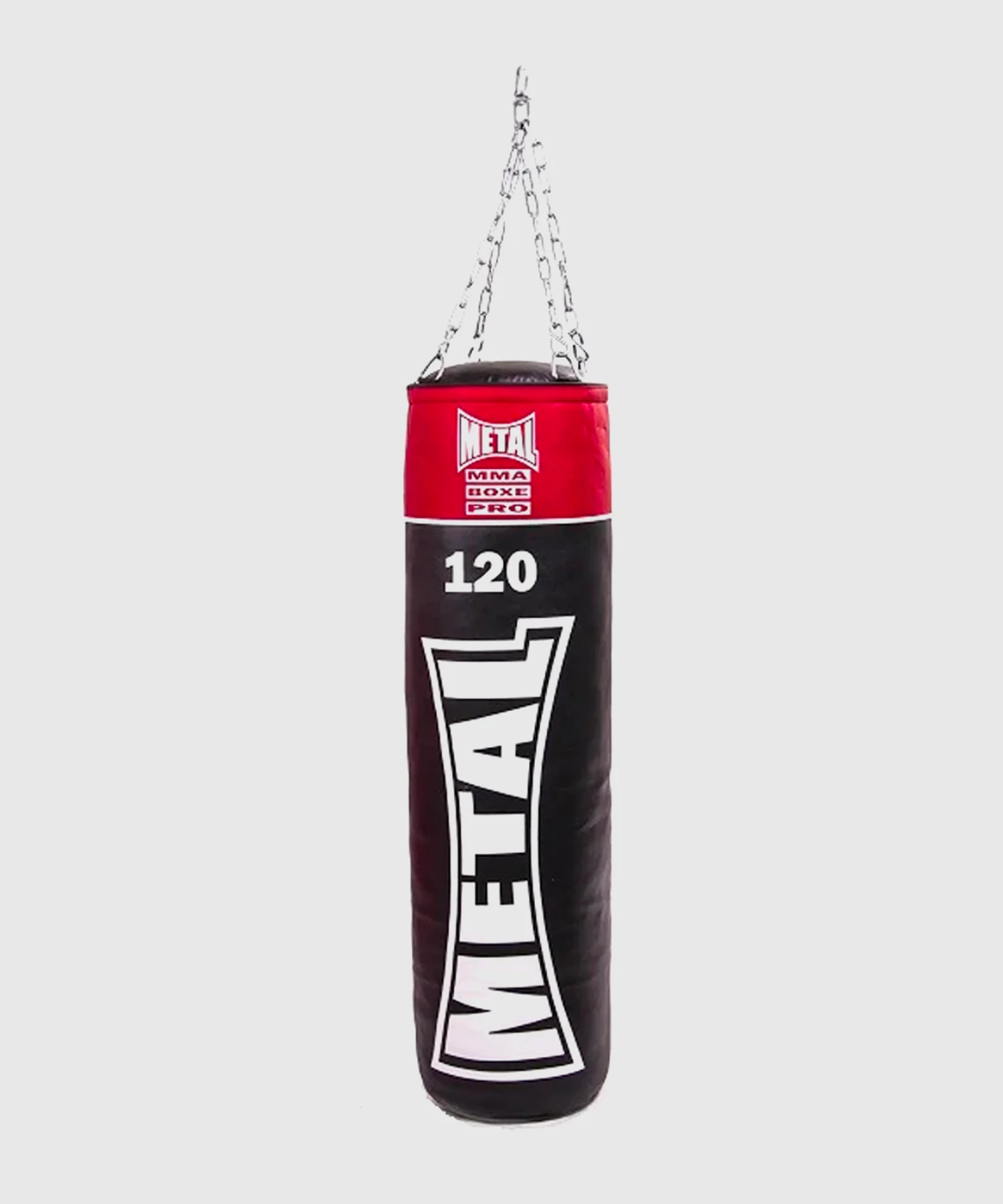 Sac de frappe Metal Boxe PU 120 cm Vide - Noir - Image 2