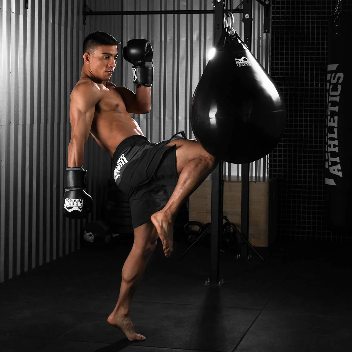 Sac de Frappe Poire Hydro Phantom Athletics - Noir - Vide - Image 8