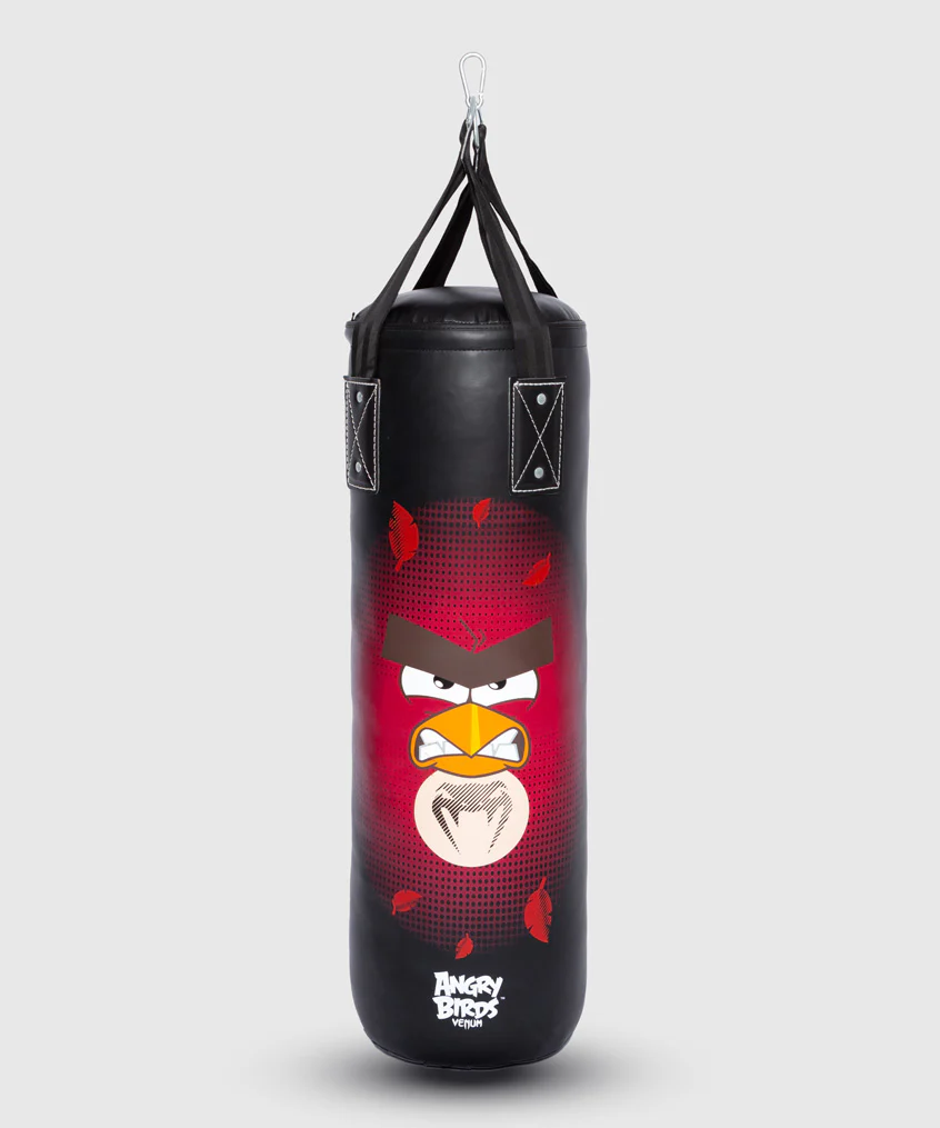 Sac de Frappe Venum Angry Birds - Pour Enfants - Noir/Rouge - Image 3